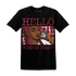 High-87-Metallic-Burgundy-1s-T-Shirt-Match-Hello-Girl