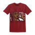 High-87-Metallic-Burgundy-1s-T-Shirt-Match-Hello-Girl
