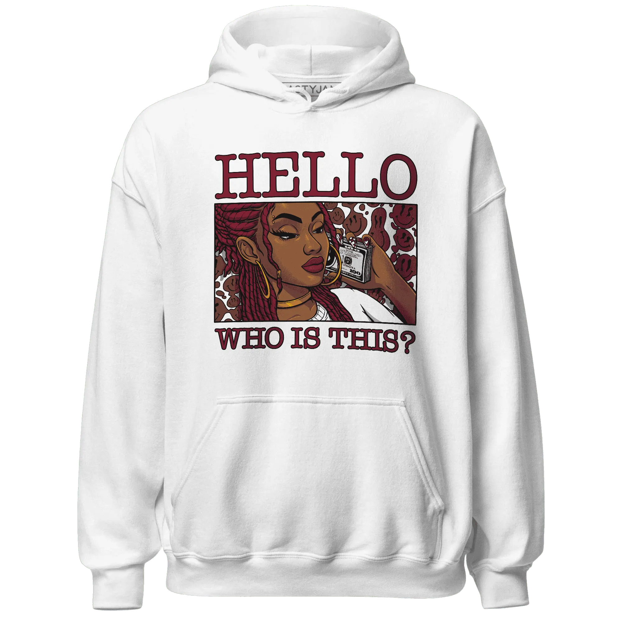 High-White-Team-Red-1s-Hoodie-Match-Hello-Girl