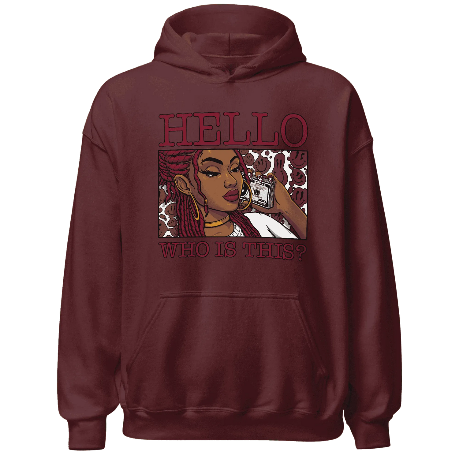 High-White-Team-Red-1s-Hoodie-Match-Hello-Girl