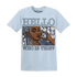 Mid-Diffused-Blue-Grey-1s-T-Shirt-Match-Hello-Girl