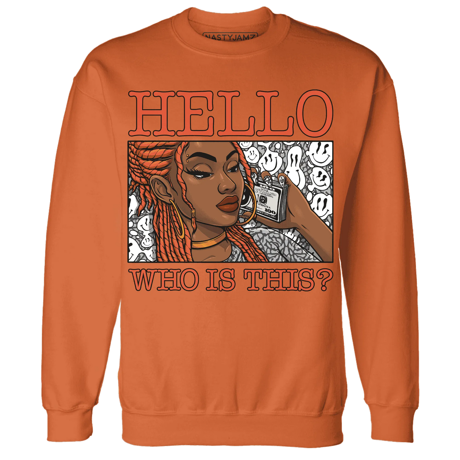 Georgia-Peach-3s-Sweatshirt-Match-Hello-Girl