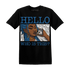 Industrial-Blue-4s-T-Shirt-Match-Hello-Girl