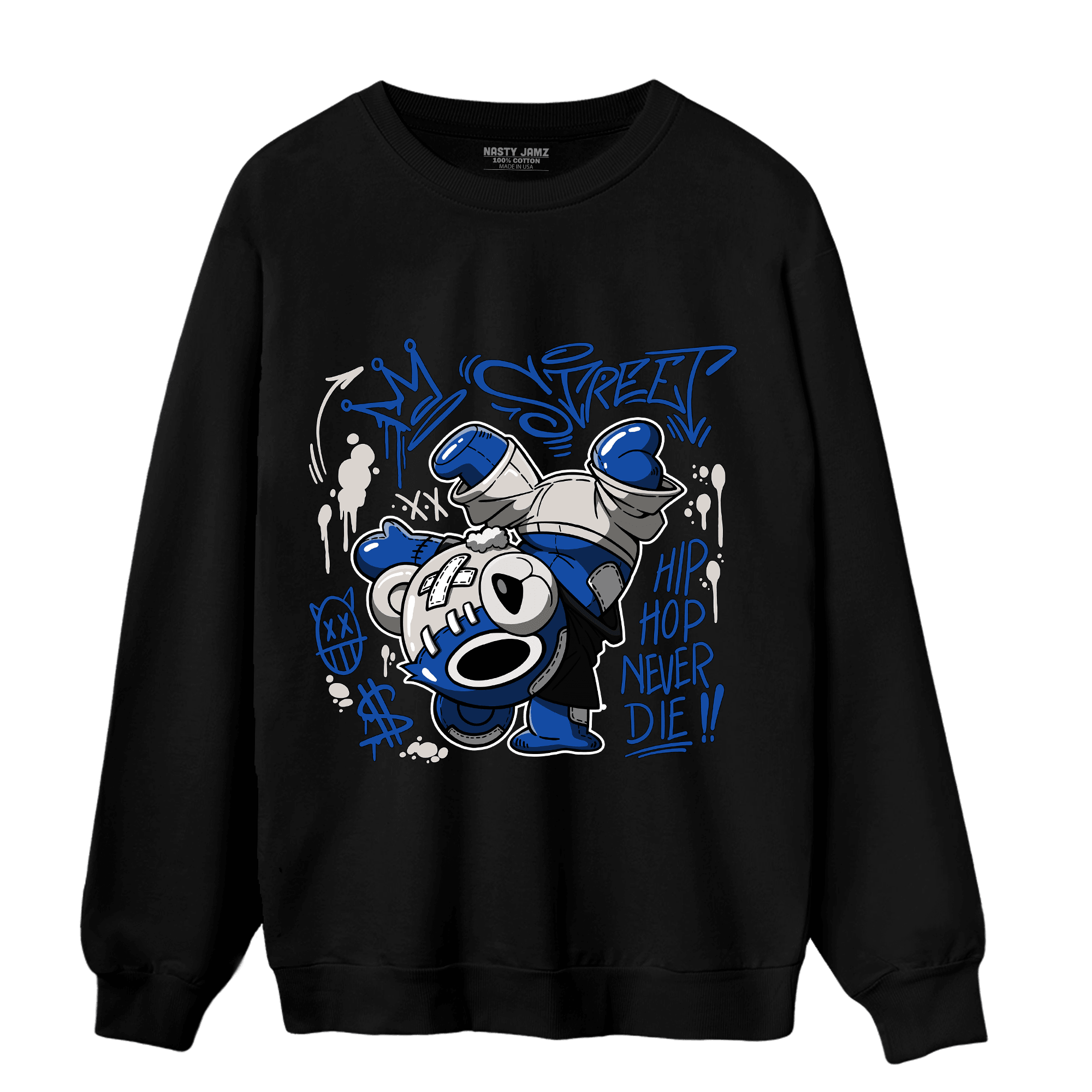 Air Max 1 86 Royal Sweatshirt Match Hiphop Ber - NastyJamz