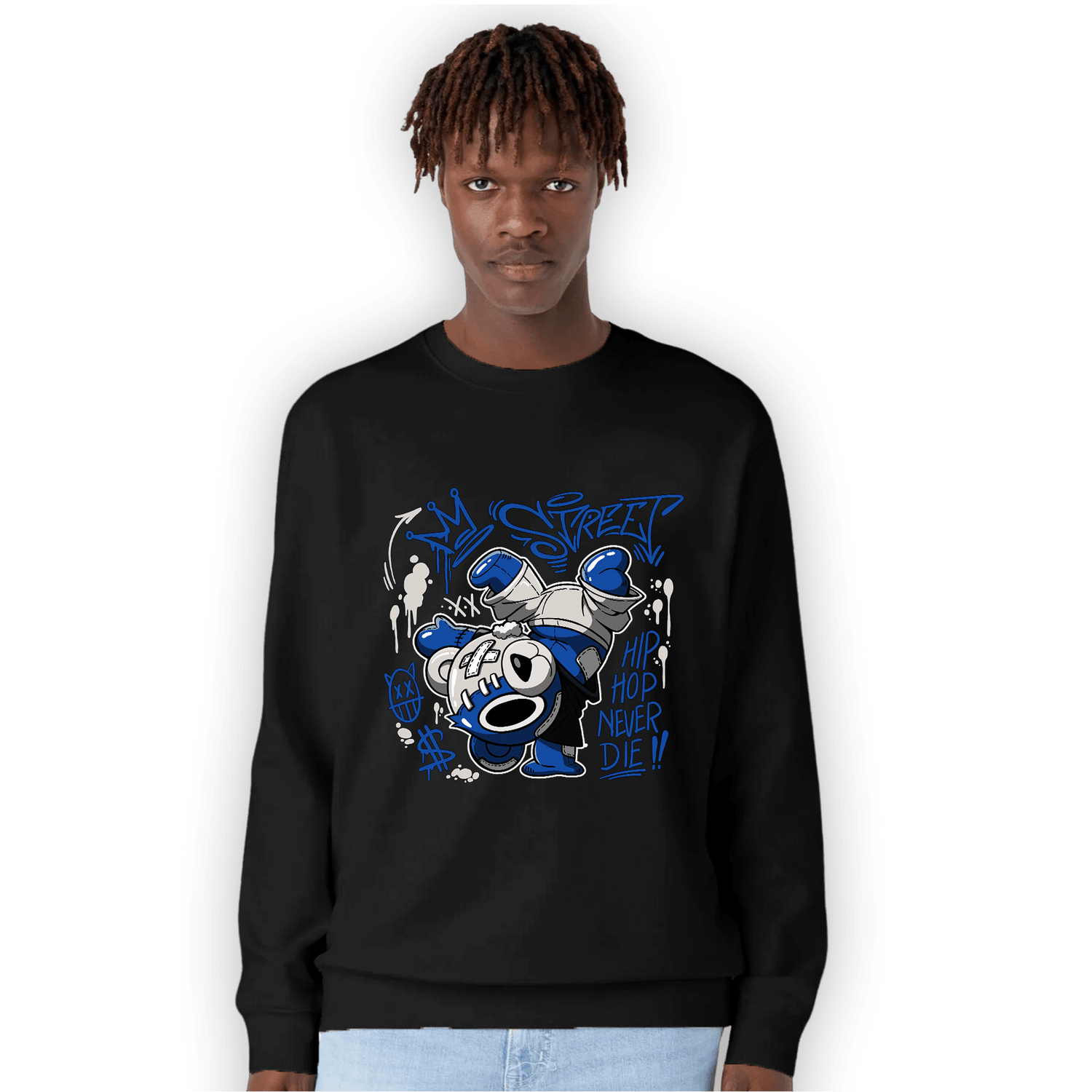 Air Max 1 86 Royal Sweatshirt Match Hiphop Ber - NastyJamz