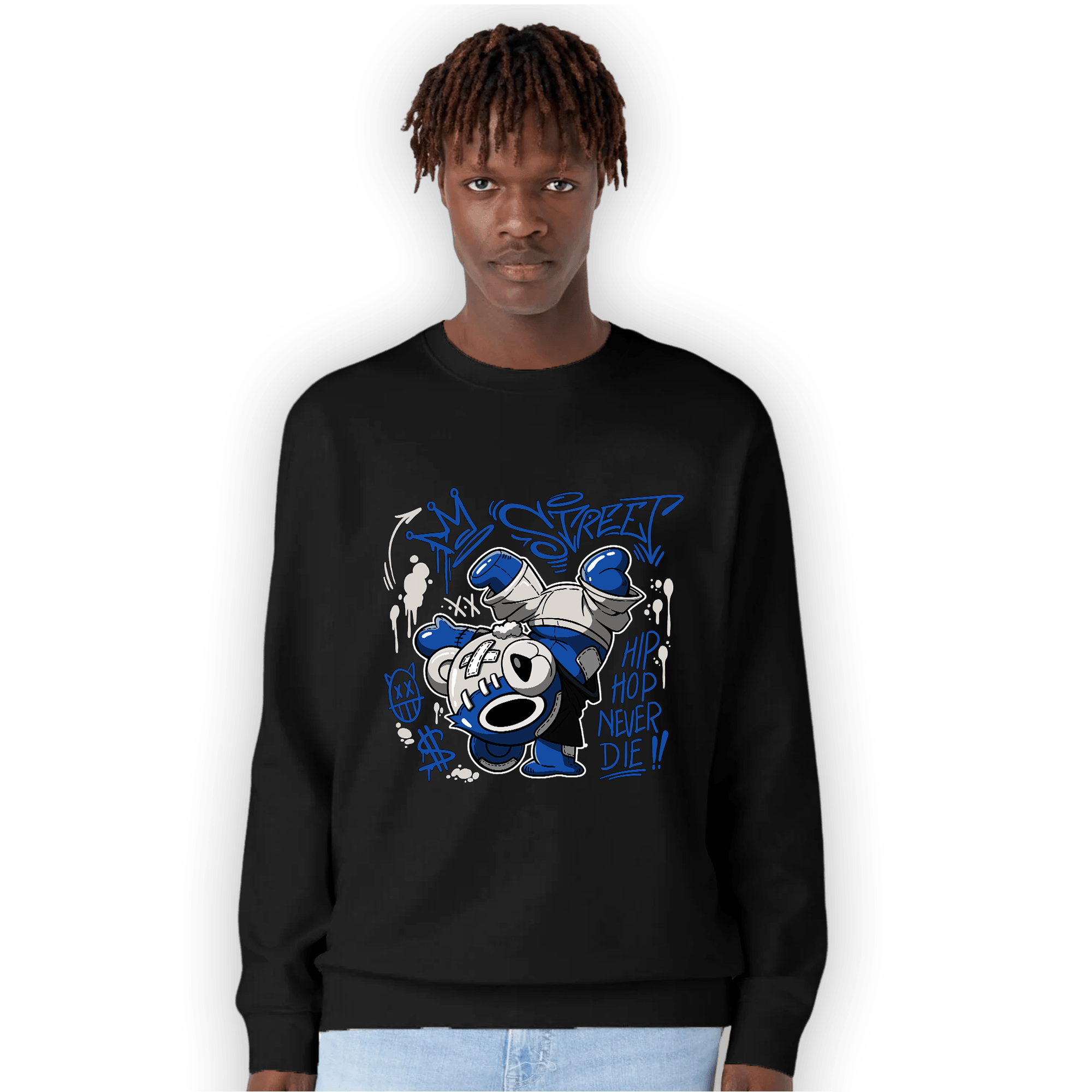 Air Max 1 86 Royal Sweatshirt Match Hiphop Ber - NastyJamz