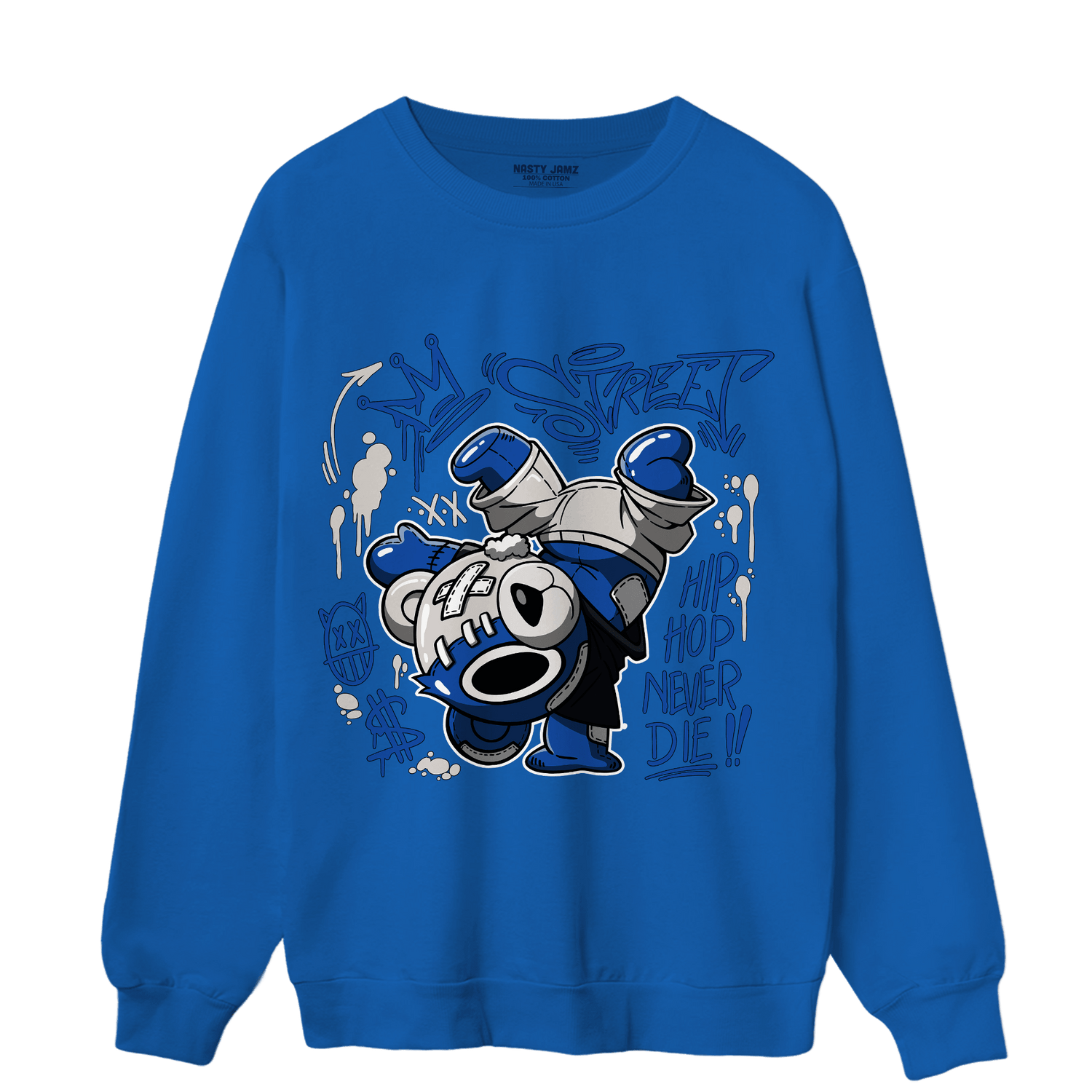 Air Max 1 86 Royal Sweatshirt Match Hiphop Ber - NastyJamz
