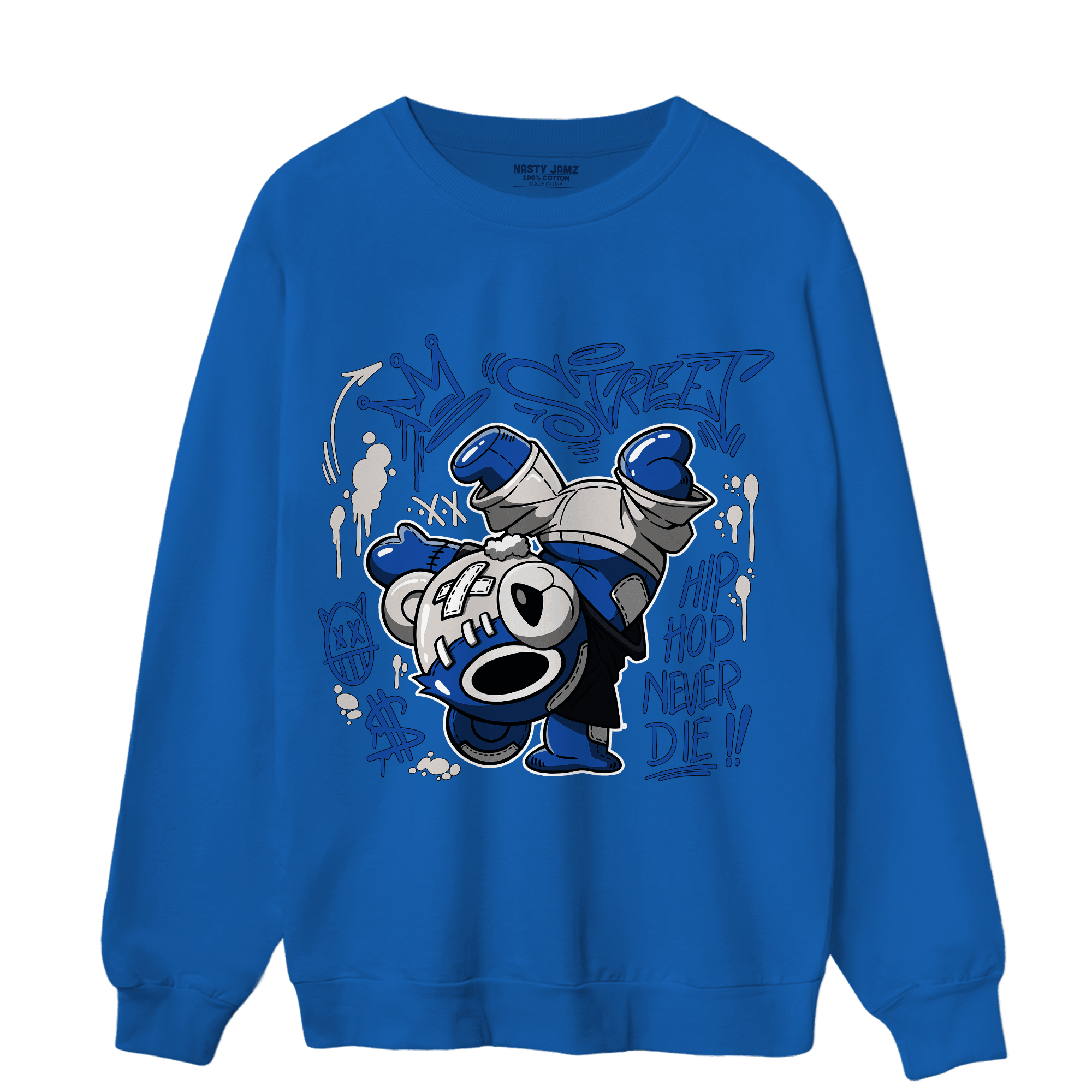Air Max 1 86 Royal Sweatshirt Match Hiphop Ber - NastyJamz