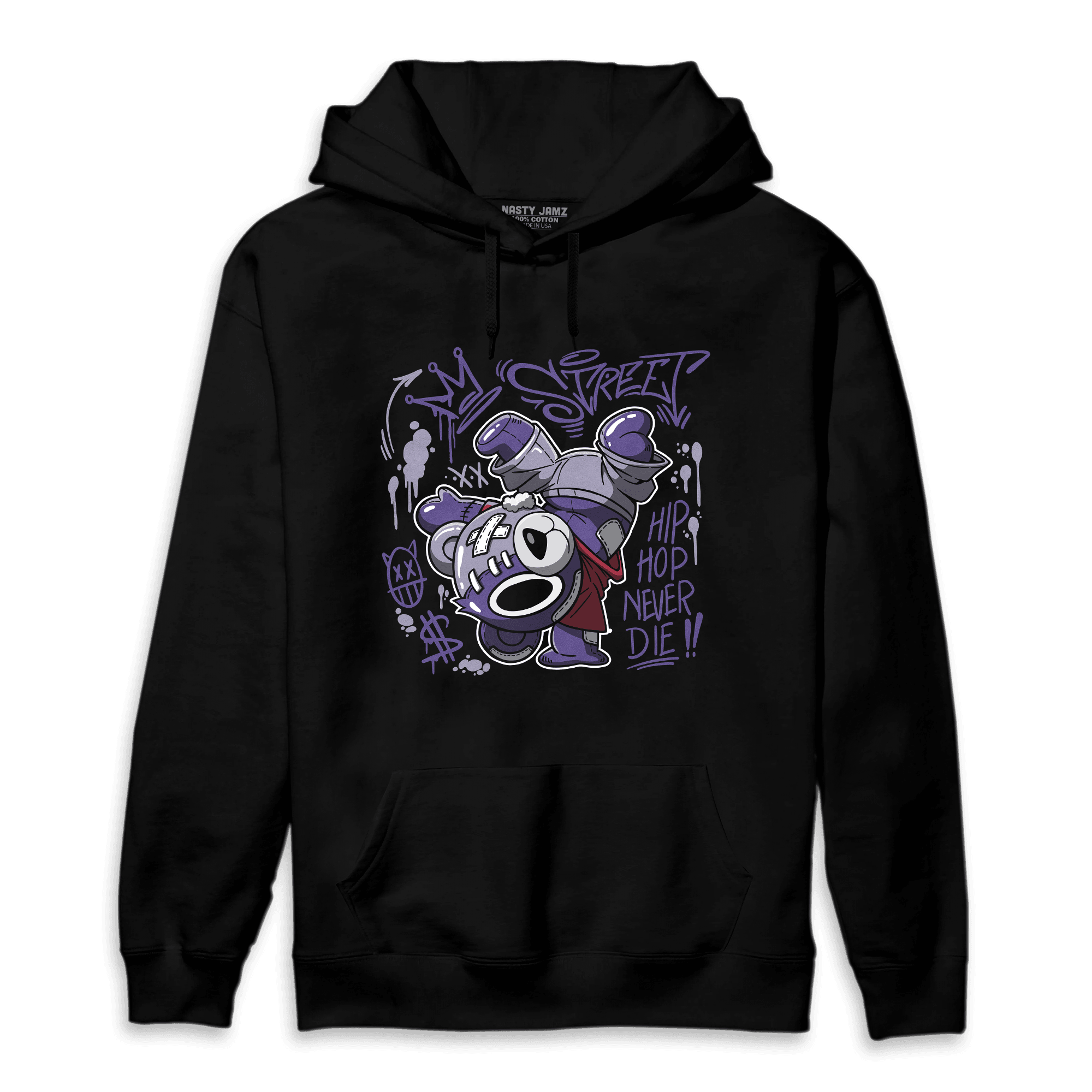 Dunk Low Plum Hoodie Match Hiphop Ber - NastyJamz
