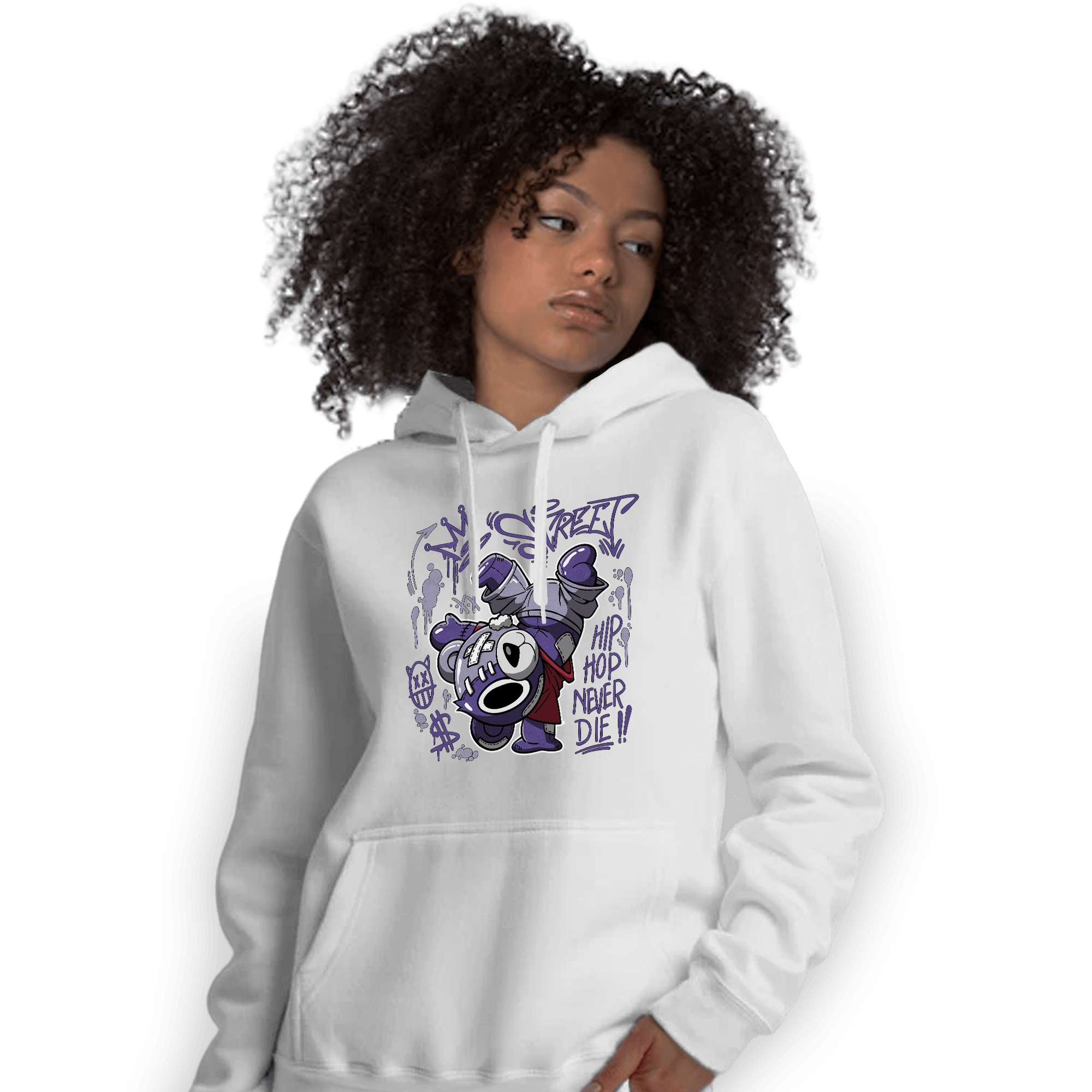Dunk Low Plum Hoodie Match Hiphop Ber - NastyJamz