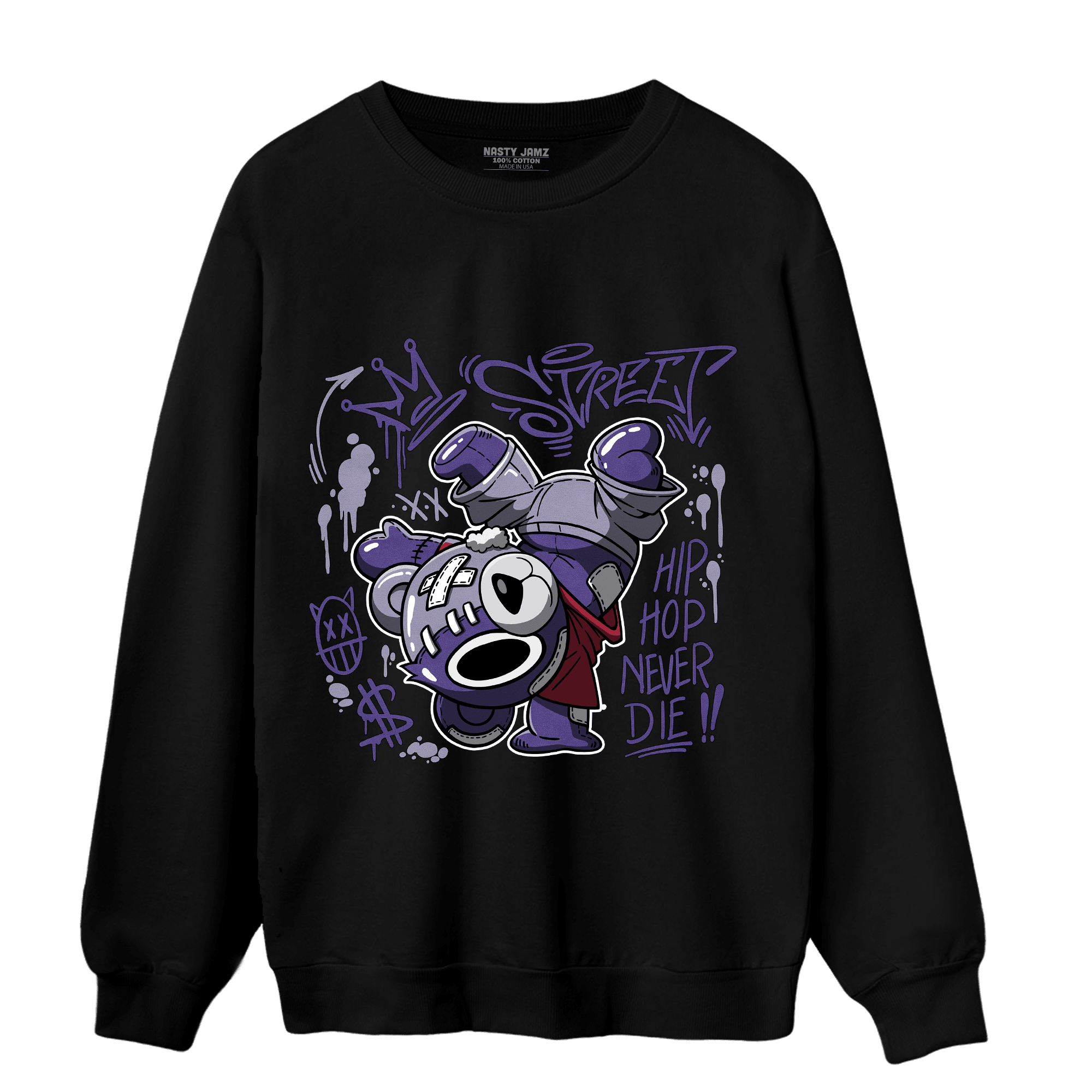 Dunk Low Plum Sweatshirt Match Hiphop Ber - NastyJamz