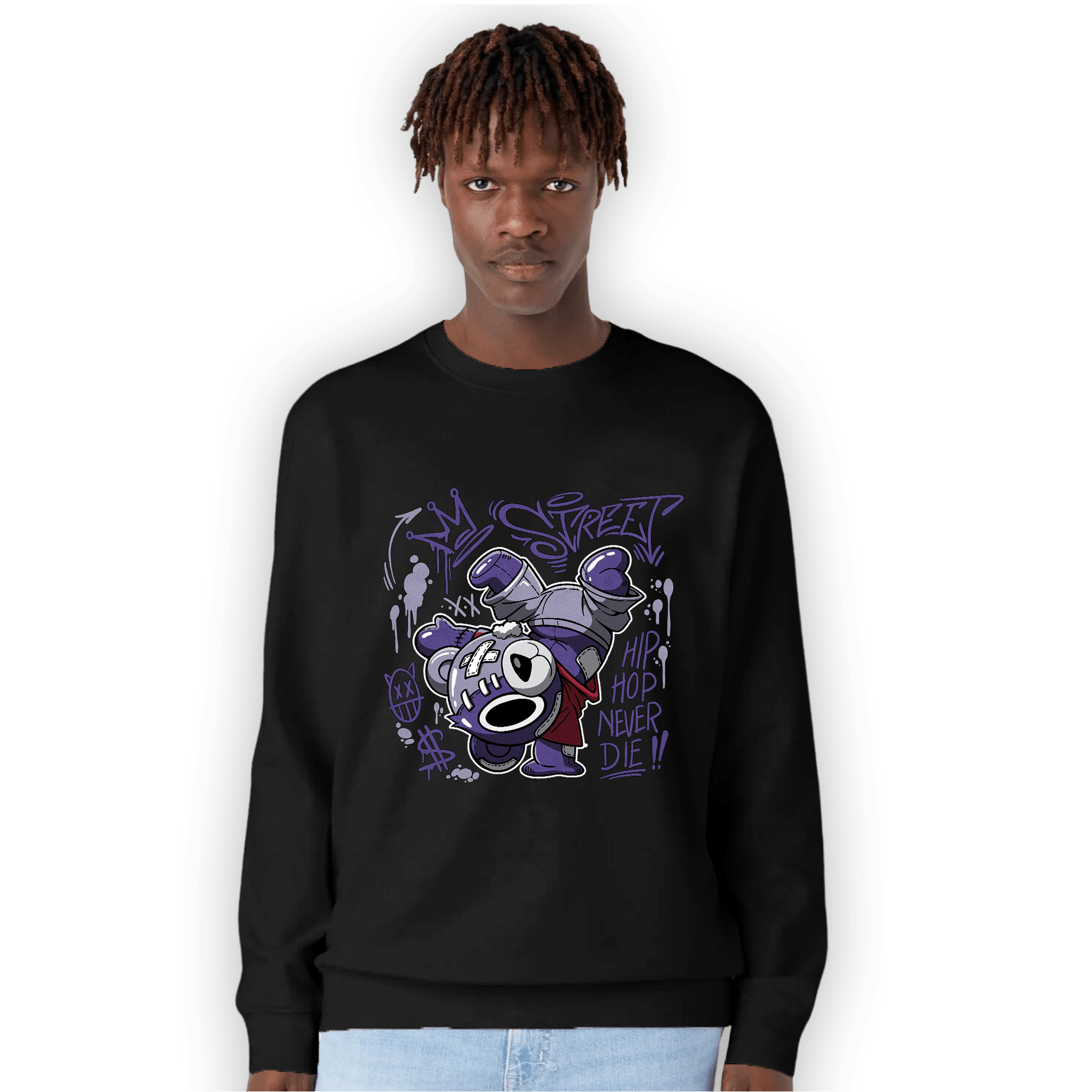 Dunk Low Plum Sweatshirt Match Hiphop Ber - NastyJamz
