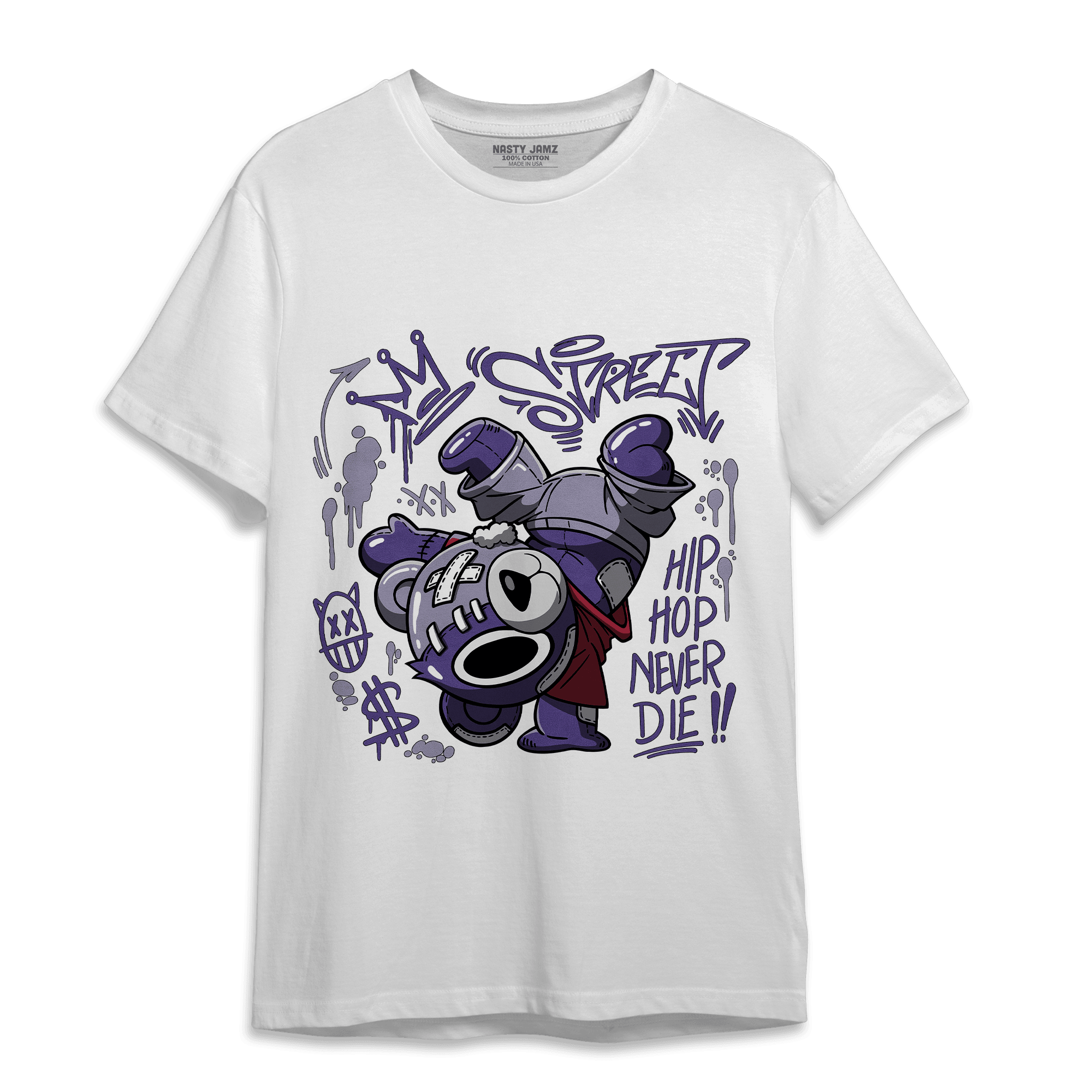 Dunk Low Plum T Shirt Match Hiphop Ber - NastyJamz