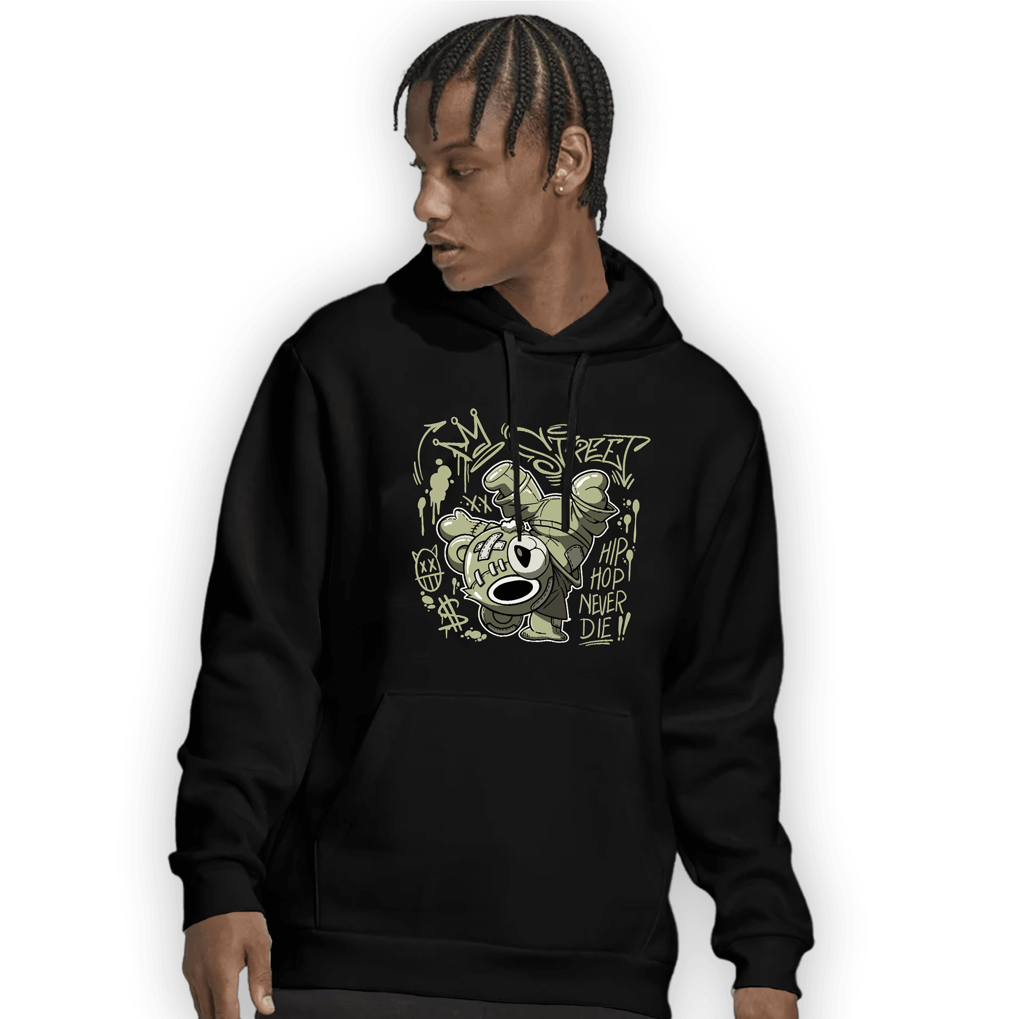 Yeezy Slide Resin Hoodie Match Hiphop Ber - NastyJamz