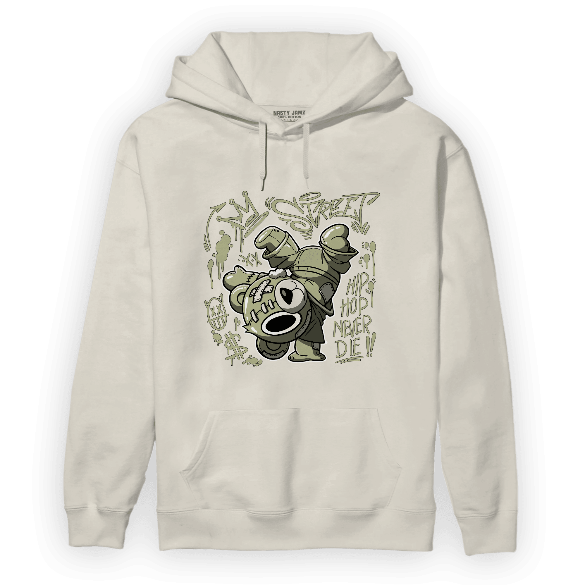 Yeezy Slide Resin Hoodie Match Hiphop Ber - NastyJamz