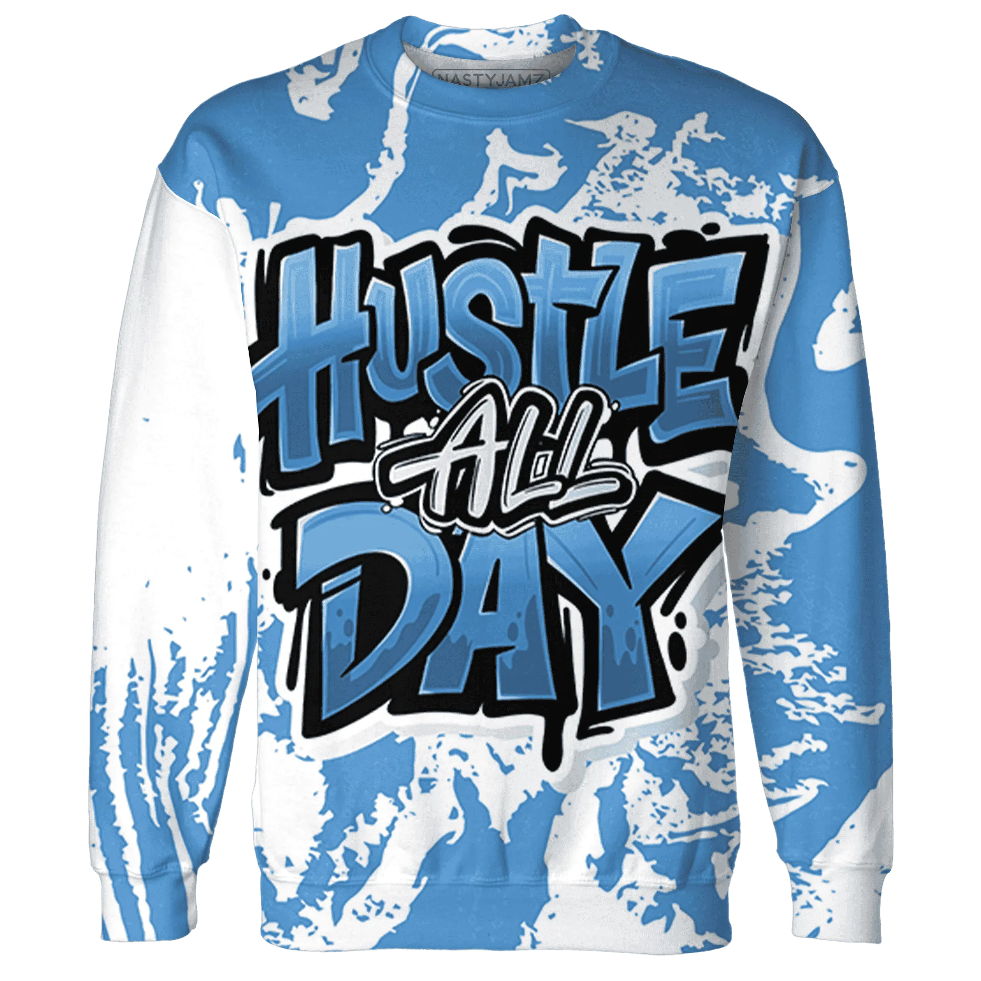 Carolina-Blue-Univercitii-17s-Sweatshirt-Match-Hustle-All-Day-3D