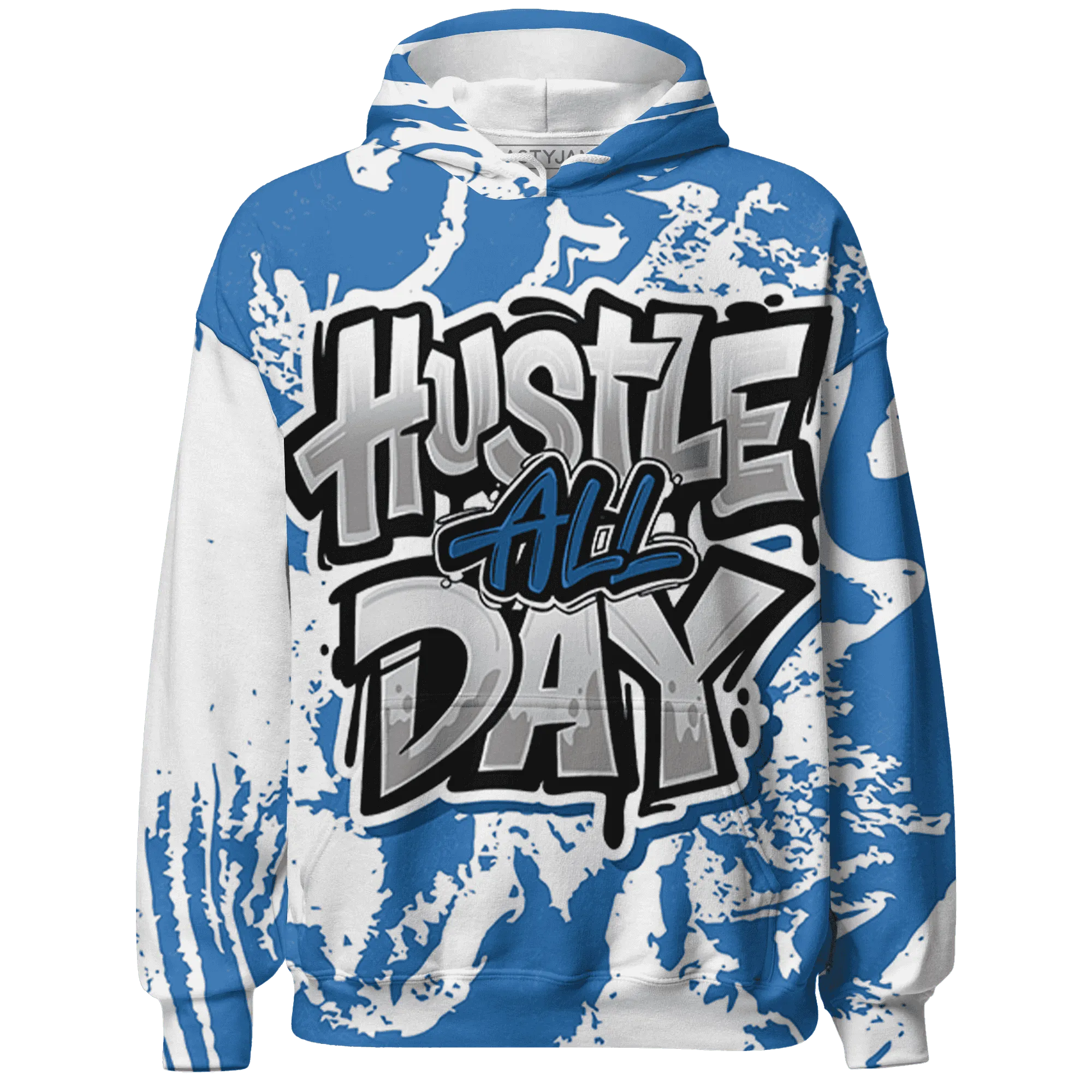 Industrial-Blue-4s-Hoodie-Match-Hustle-All-Day-3D