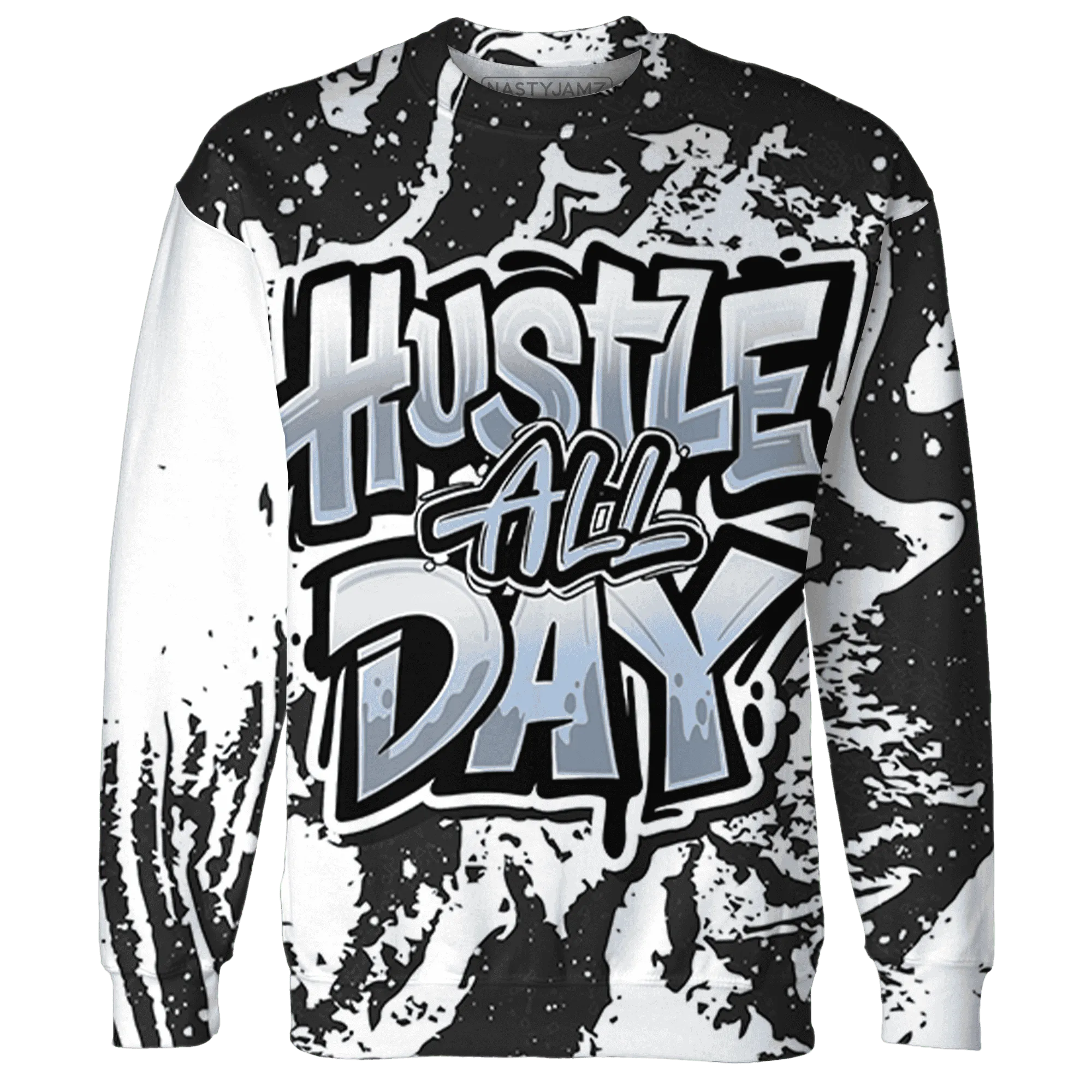 Reverse-Oreo-6s-Sweatshirt-Match-Hustle-All-Day-3D