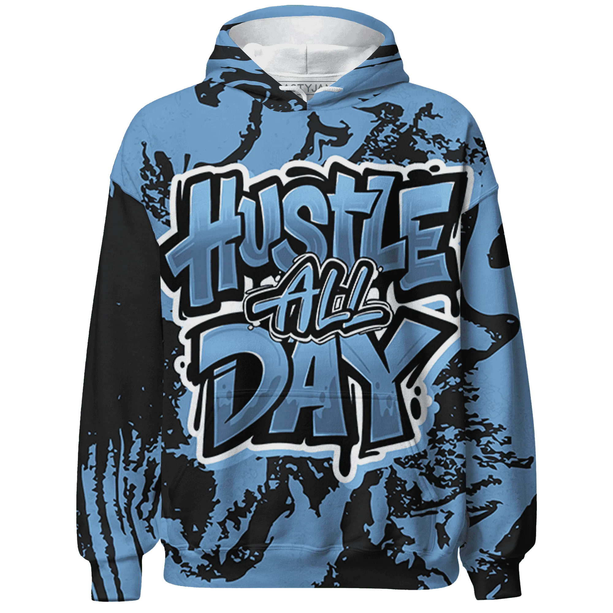 AM-Plus-Black-Univercitii-Blue-Hoodie-Match-Hustle-All-Day-3D