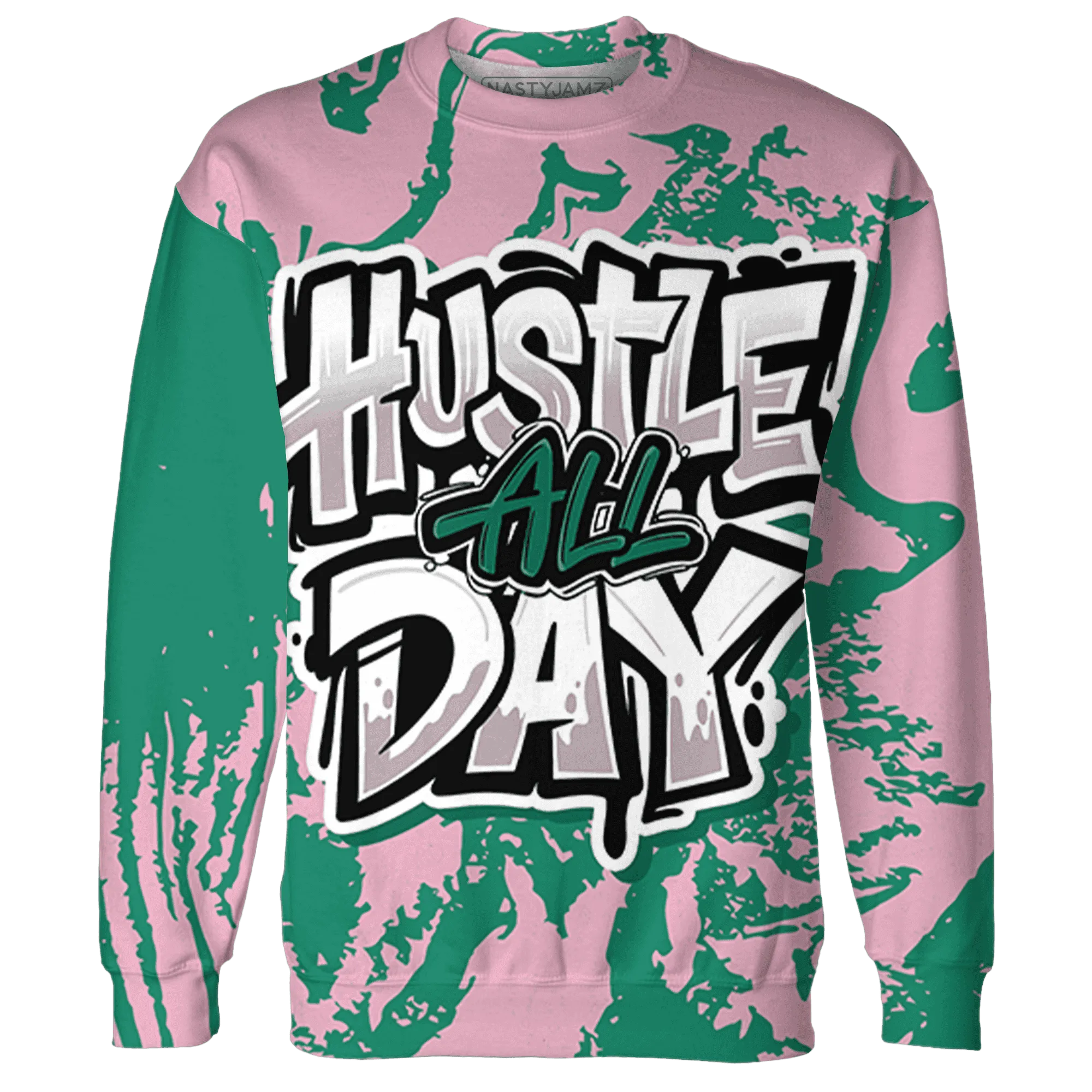 Dunk-Pink-Malachite-Medium-Soft-Low-Sail-Sweatshirt-Match-Hustle-All-Day-3D