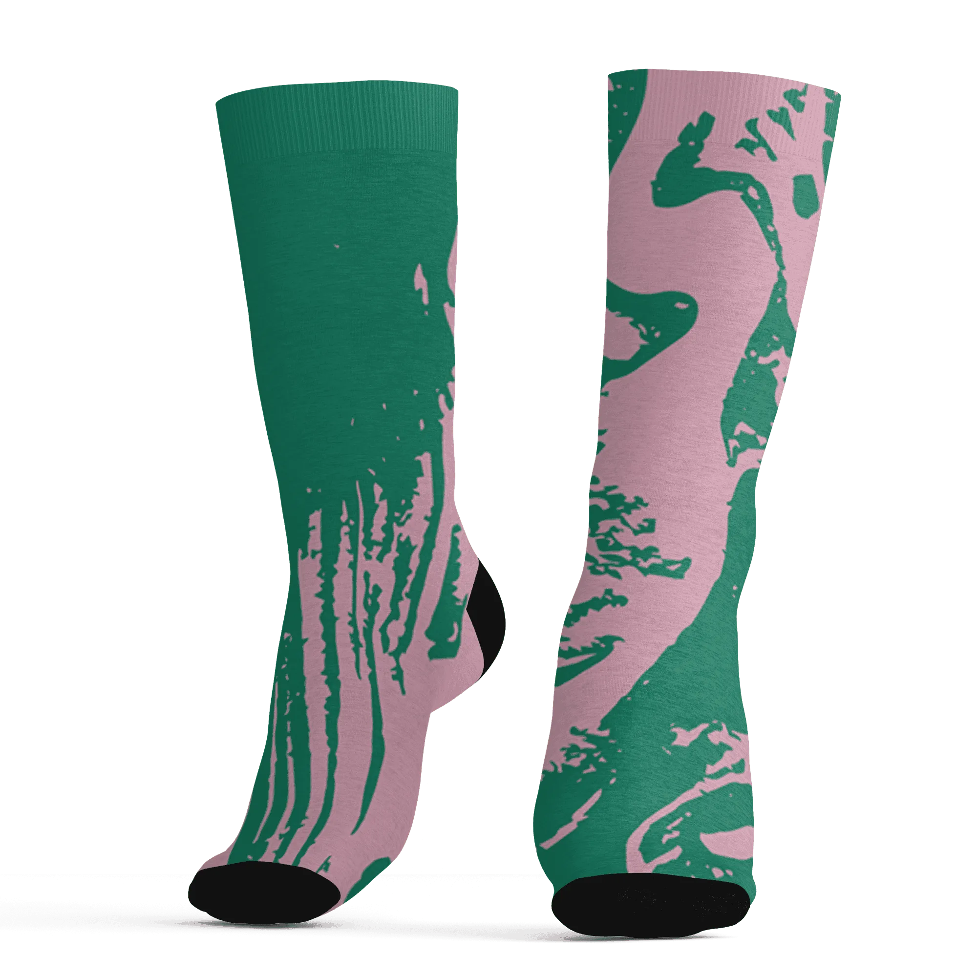 Dunk-Pink-Malachite-Medium-Soft-Low-Sail-Socks-Match-Hustle-All-Day-3D