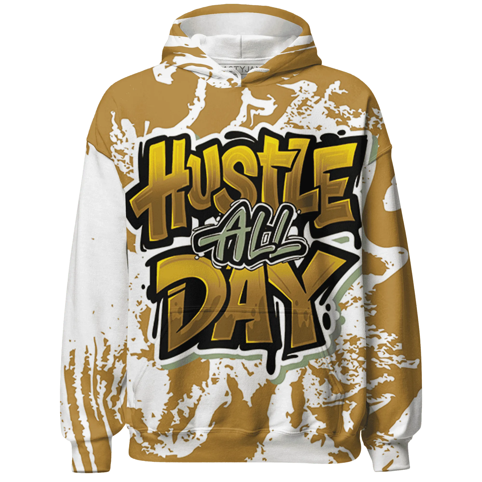 Wheat-13s-Hoodie-Match-Hustle-All-Day-3D