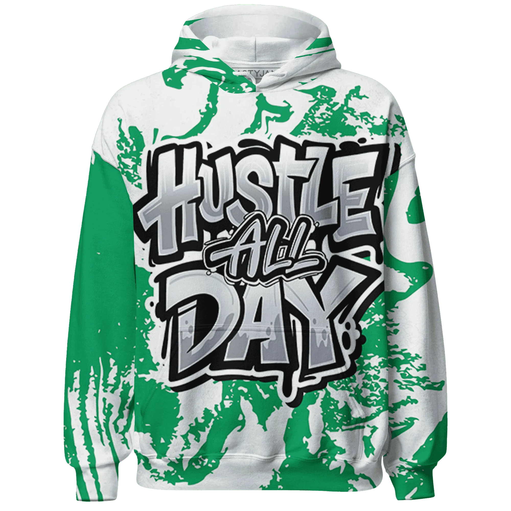 Lucky-Green-5s-Hoodie-Match-Hustle-All-Day-3D