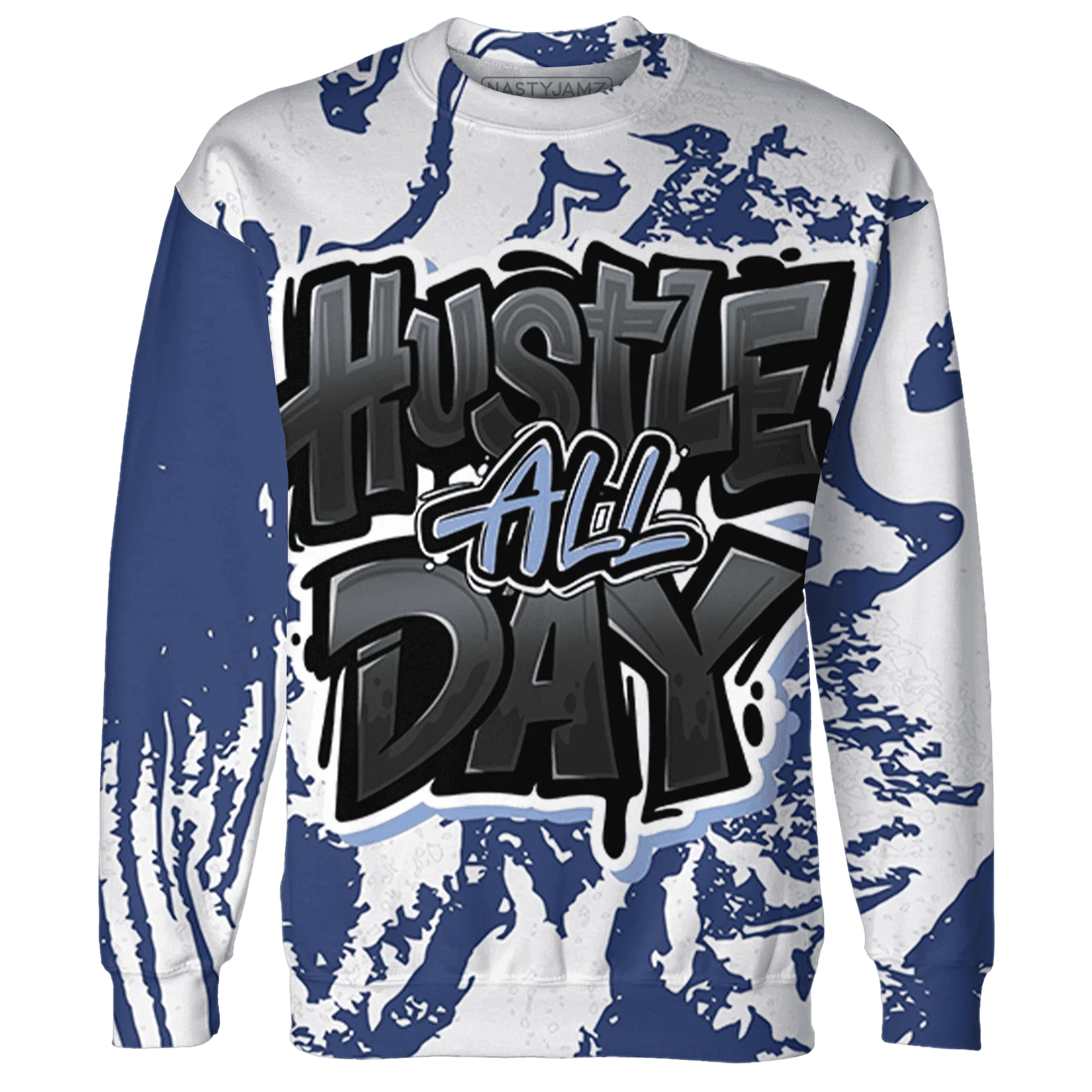 Midnight-Navy-5s-Sweatshirt-Match-Hustle-All-Day-3D