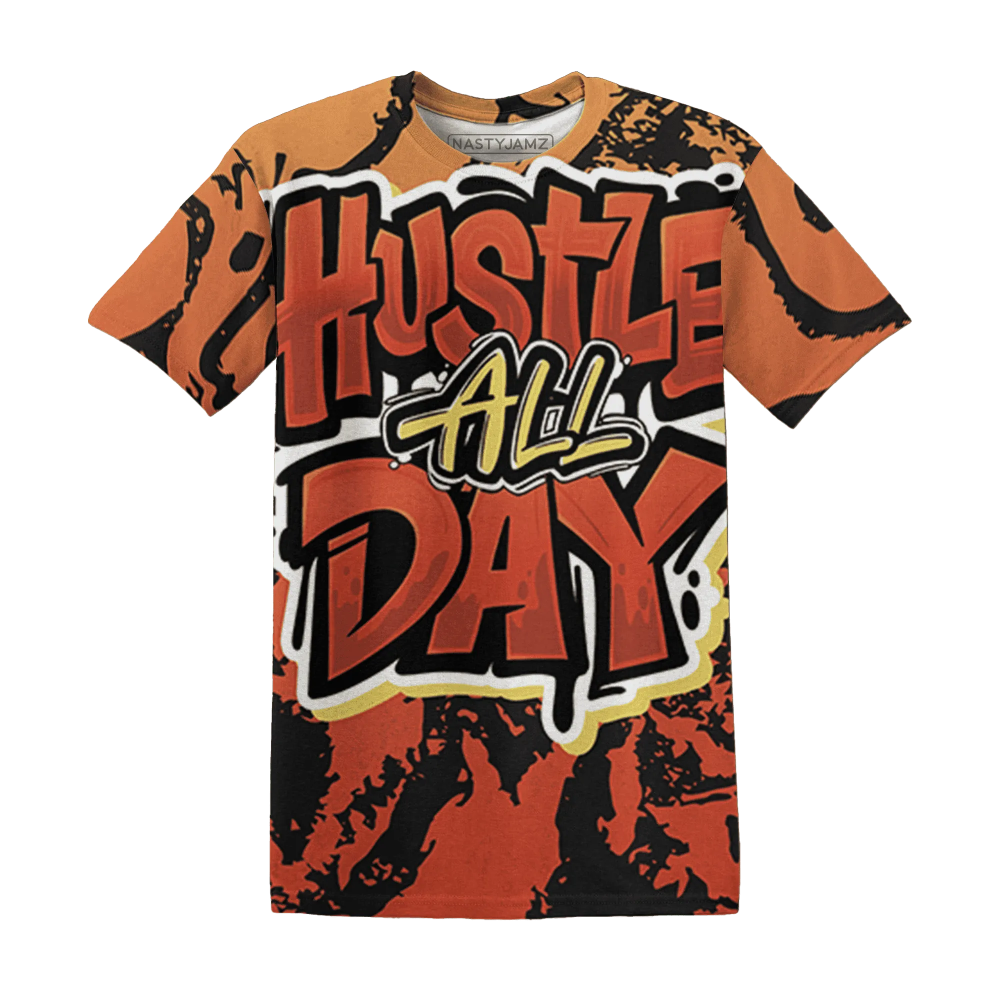 VaporMax-Crimson-Total-Orange-Plus-T-Shirt-Match-Hustle-All-Day-3D