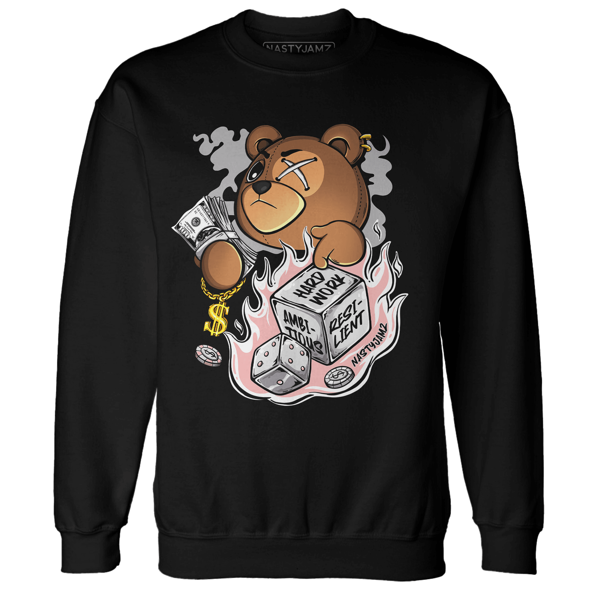 Low Legend Pink 11s Sweatshirt Match Hustle Casino BER - NastyJamz