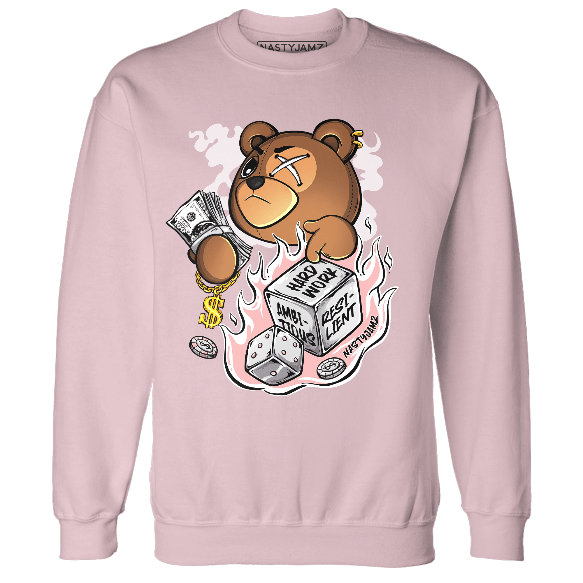 Low Legend Pink 11s Sweatshirt Match Hustle Casino BER - NastyJamz