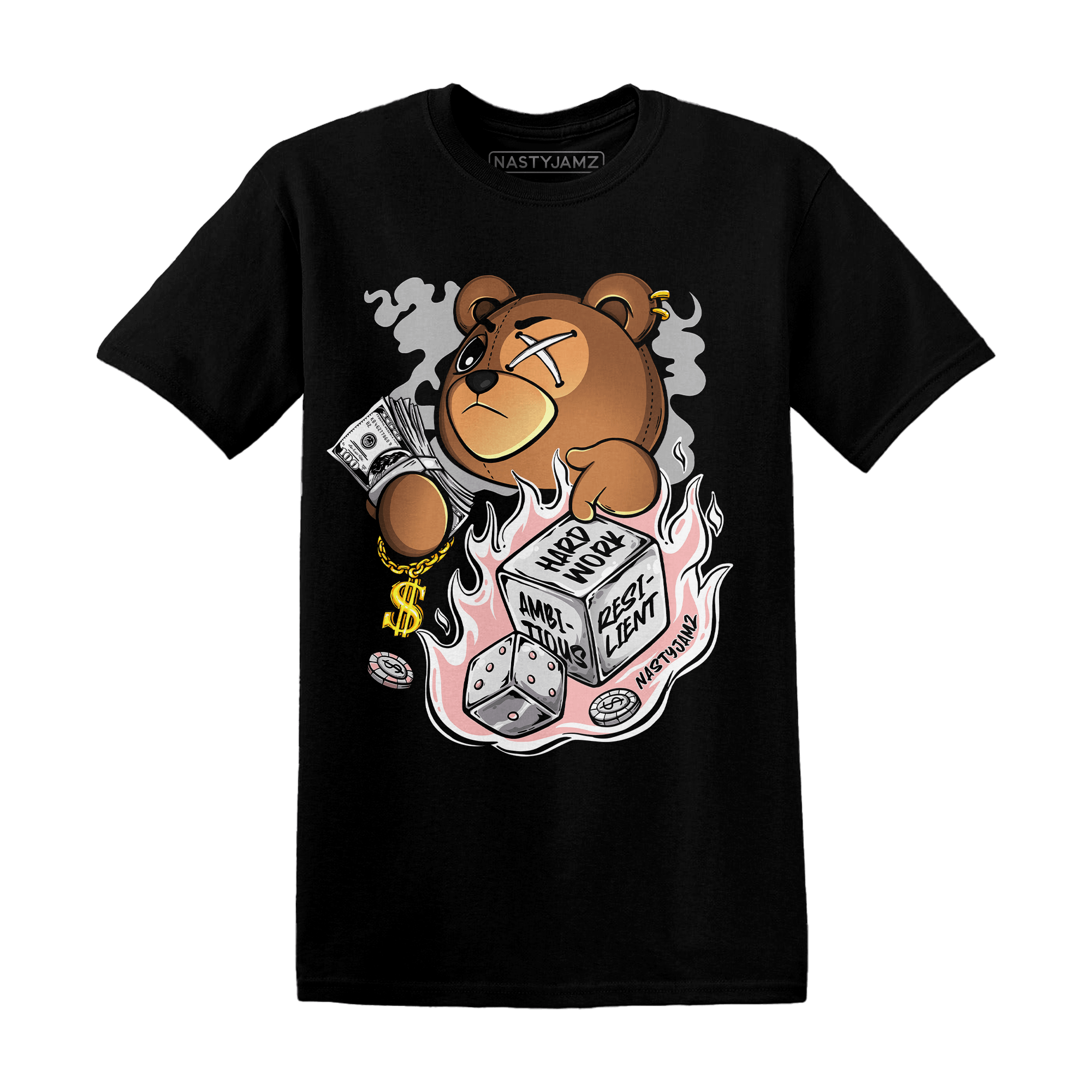 Low Legend Pink 11s T Shirt Match Hustle Casino BER - NastyJamz