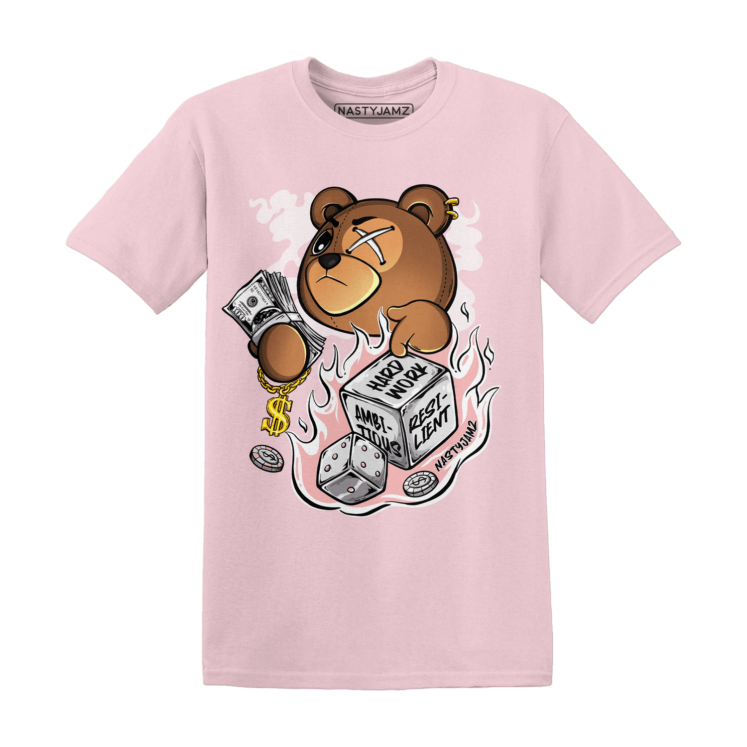 Low Legend Pink 11s T Shirt Match Hustle Casino BER - NastyJamz