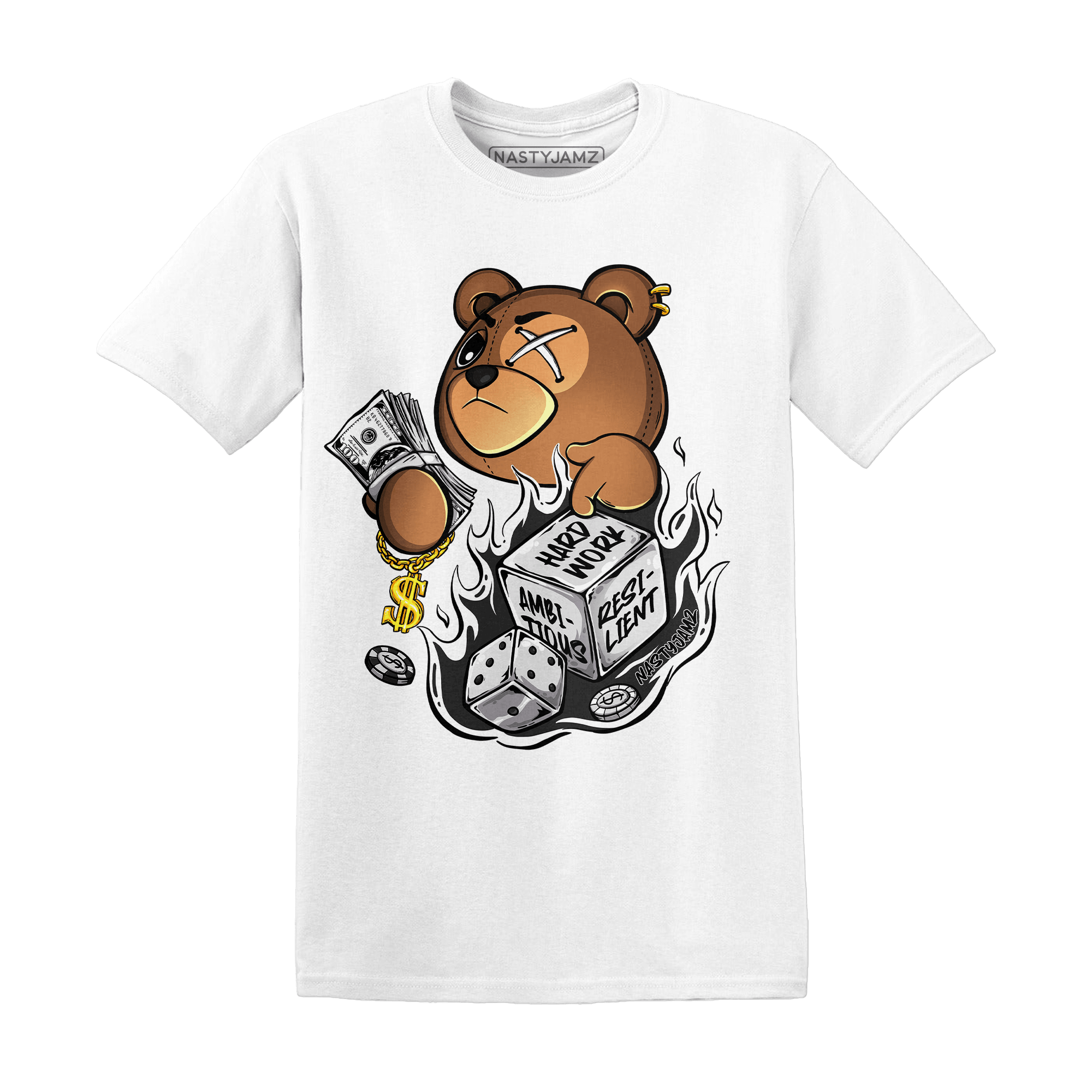 Low Space Jam 11s T Shirt Match Hustle Casino BER - NastyJamz