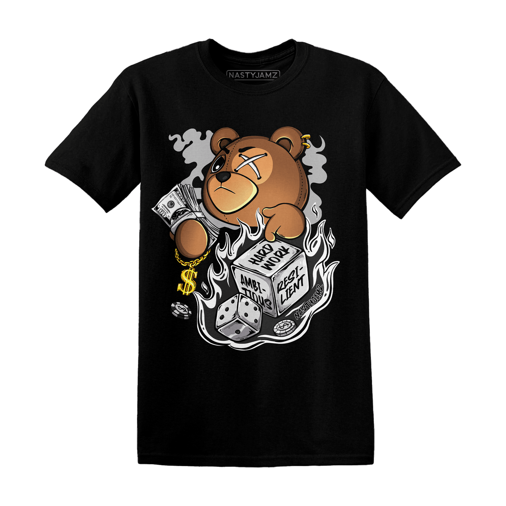 Low Space Jam 11s T Shirt Match Hustle Casino BER - NastyJamz