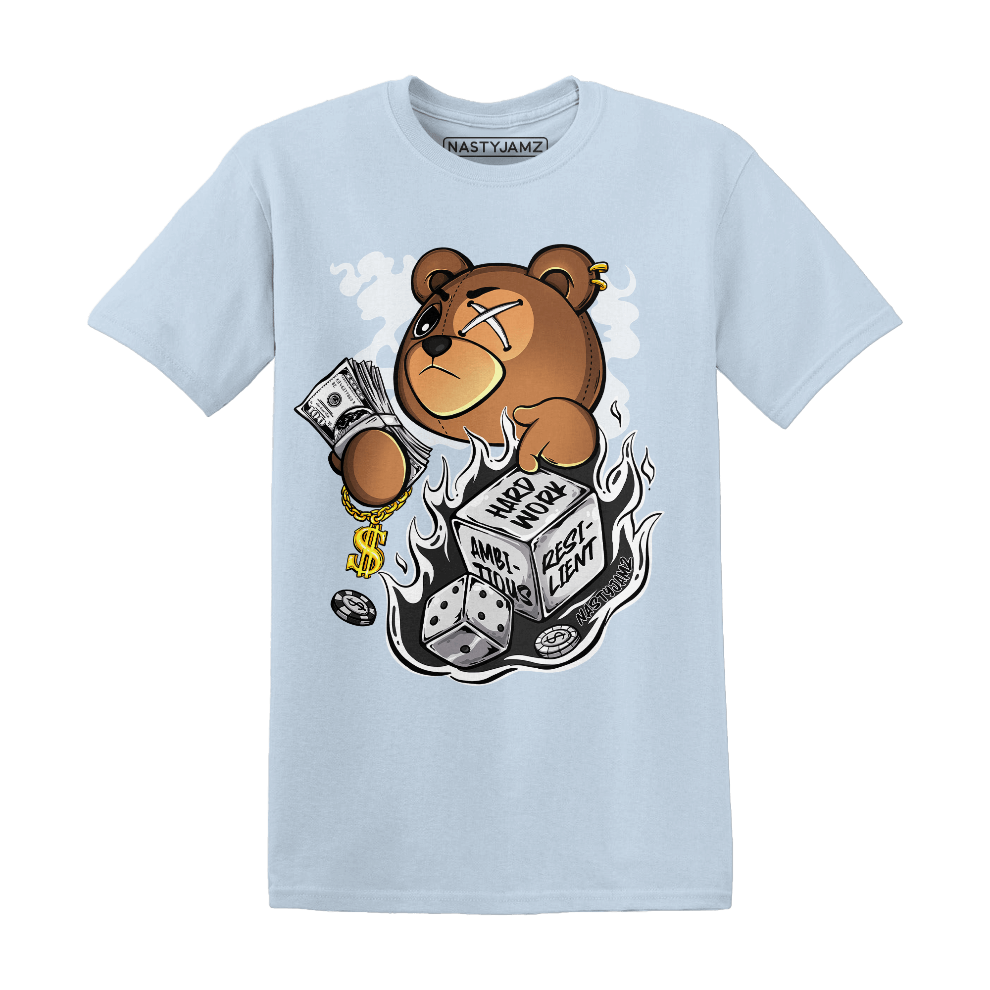 Low Space Jam 11s T Shirt Match Hustle Casino BER - NastyJamz