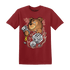 Dune Red 13s T Shirt Match Hustle Casino BER - NastyJamz