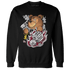 High White Team Red 1s Sweatshirt Match Hustle Casino BER - NastyJamz