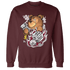 High White Team Red 1s Sweatshirt Match Hustle Casino BER - NastyJamz