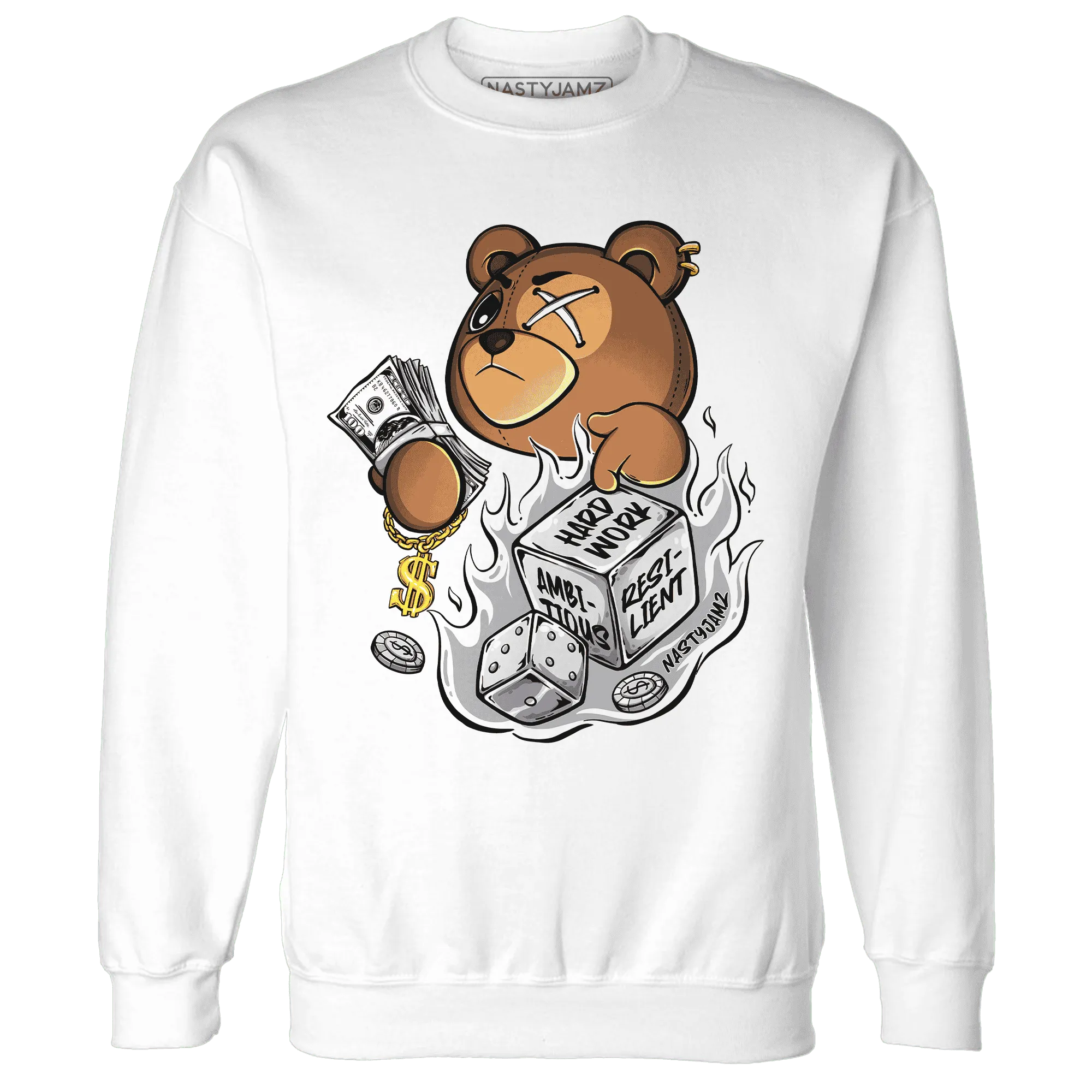 Wolf-Grey-1s-Sweatshirt-Match-Hustle-Casino-BER