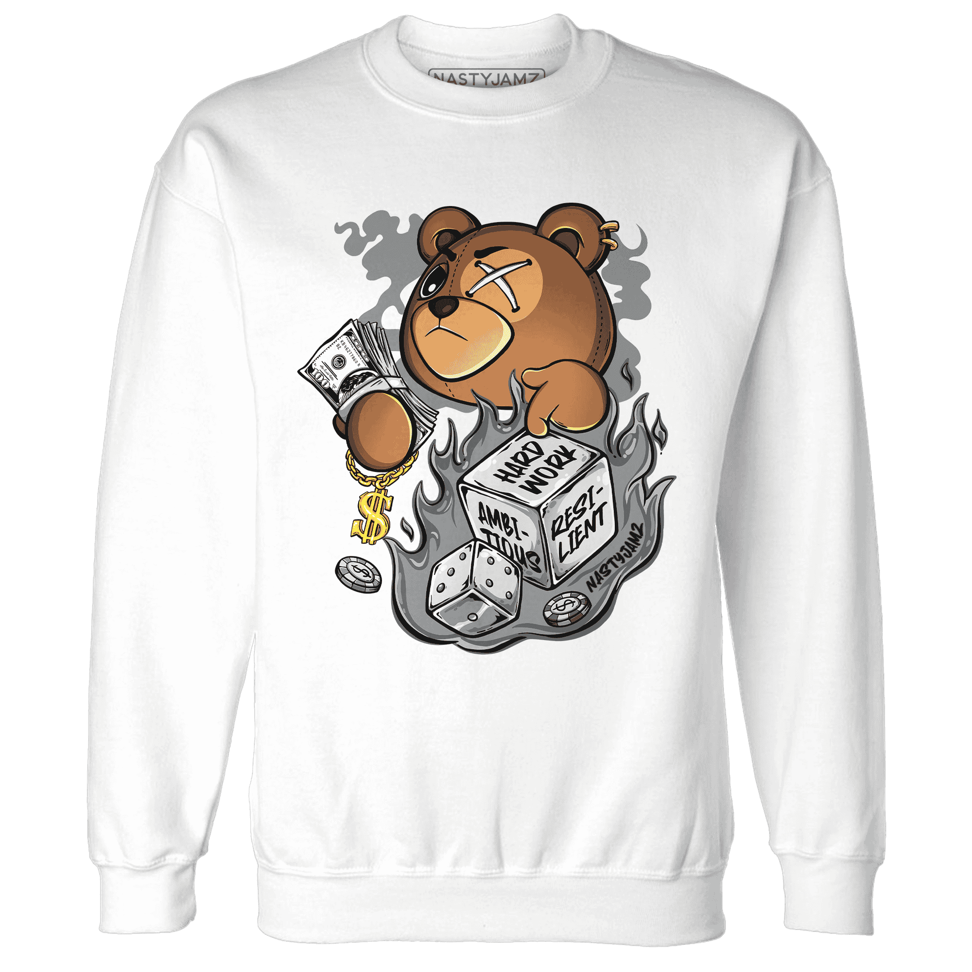 Paris Olympicsss 4s Sweatshirt Match Hustle Casino BER - NastyJamz
