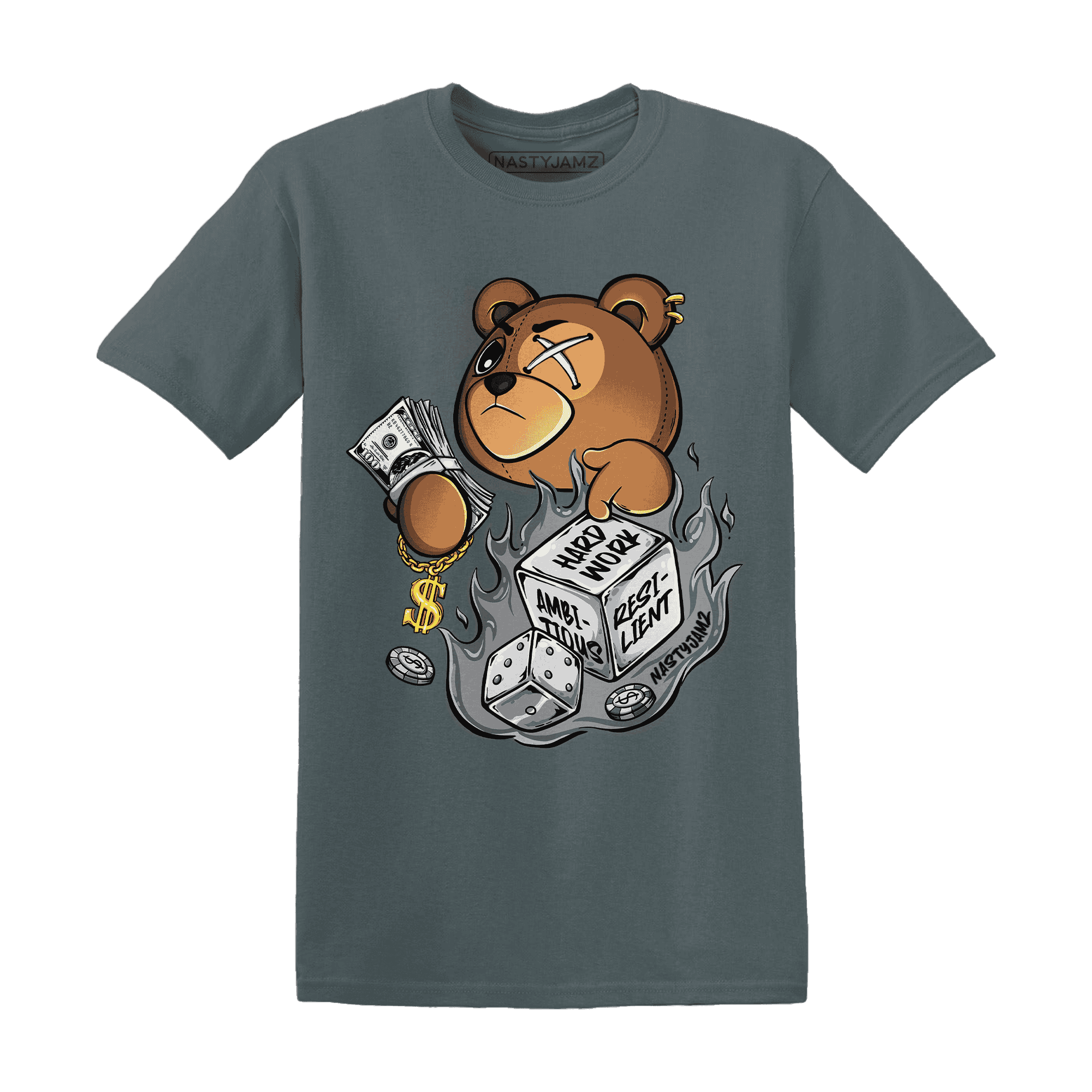 Paris Olympicsss 4s T Shirt Match Hustle Casino BER - NastyJamz