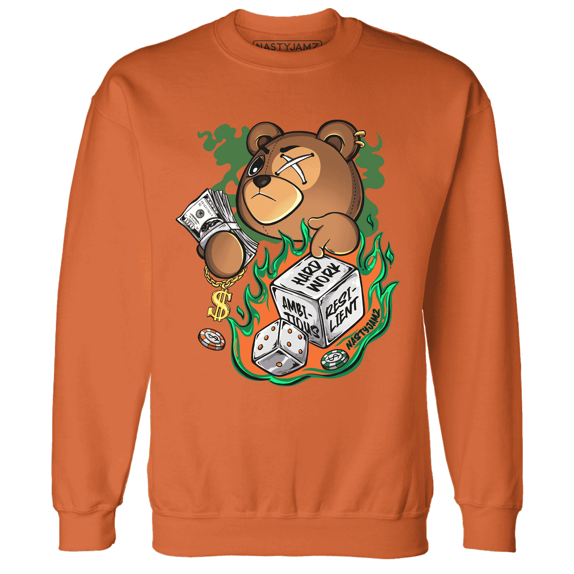 MAM Hurricanes 5s Sweatshirt Match Hustle Casino BER - NastyJamz