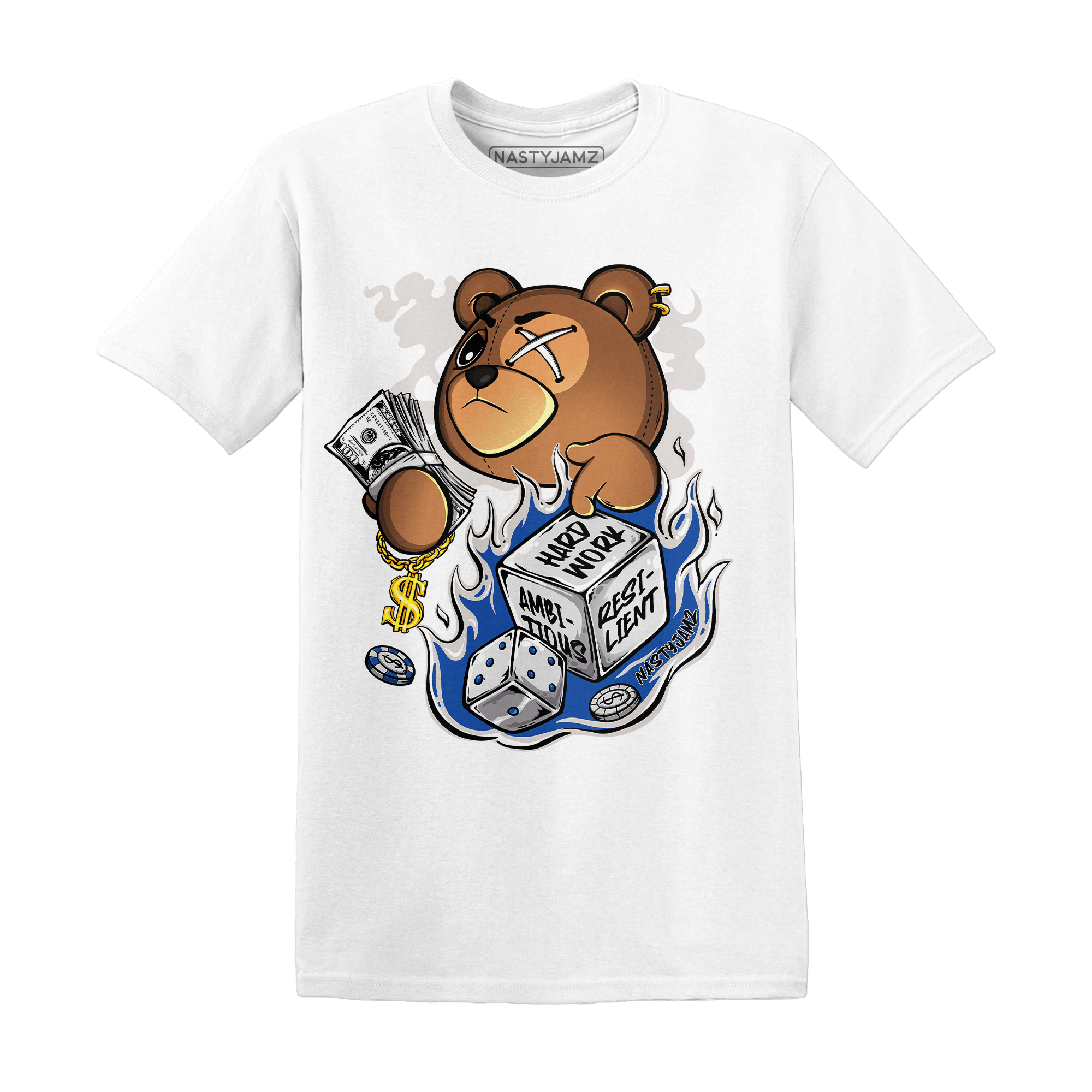 Air Max 1 86 Royal T Shirt Match Hustle Casino BER - NastyJamz
