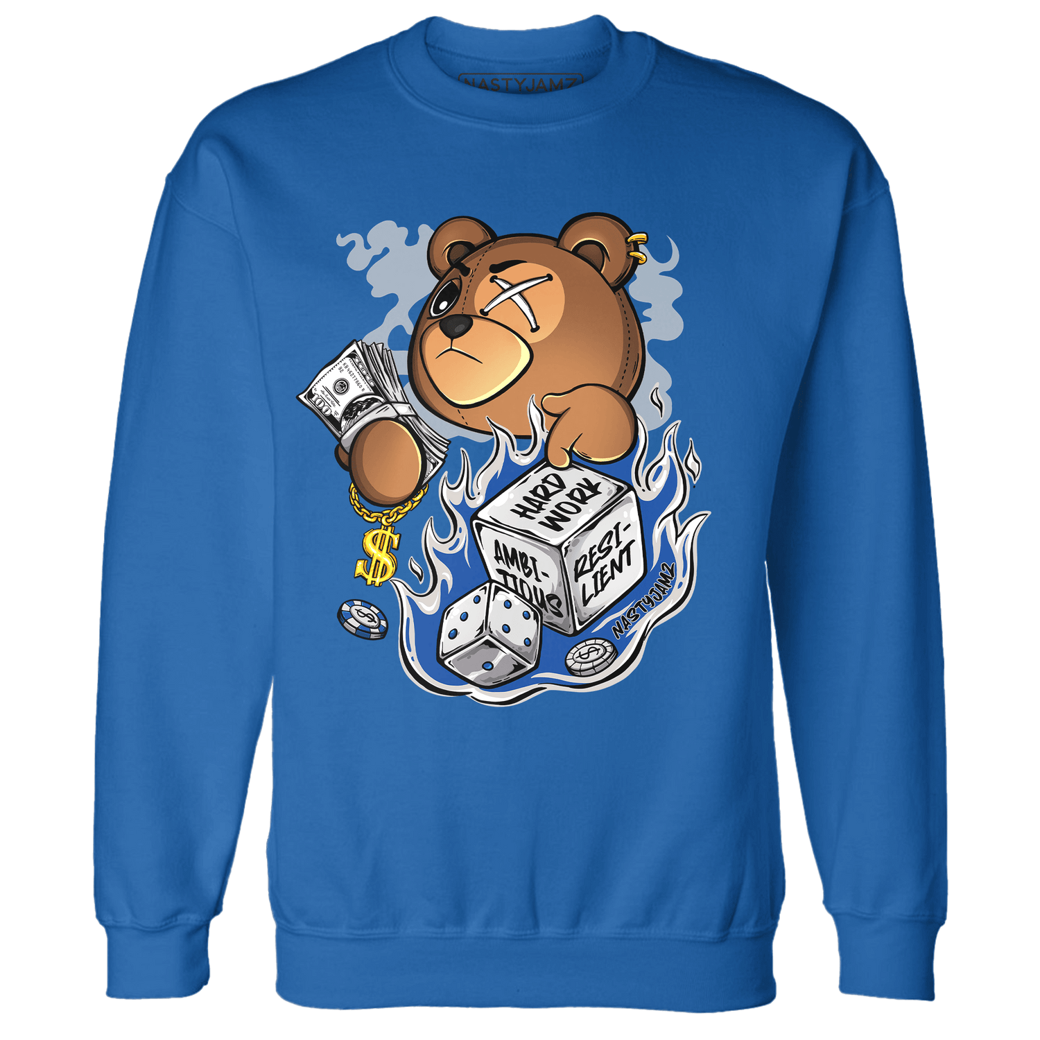 Air Max 1 86 Royal Sweatshirt Match Hustle Casino BER - NastyJamz