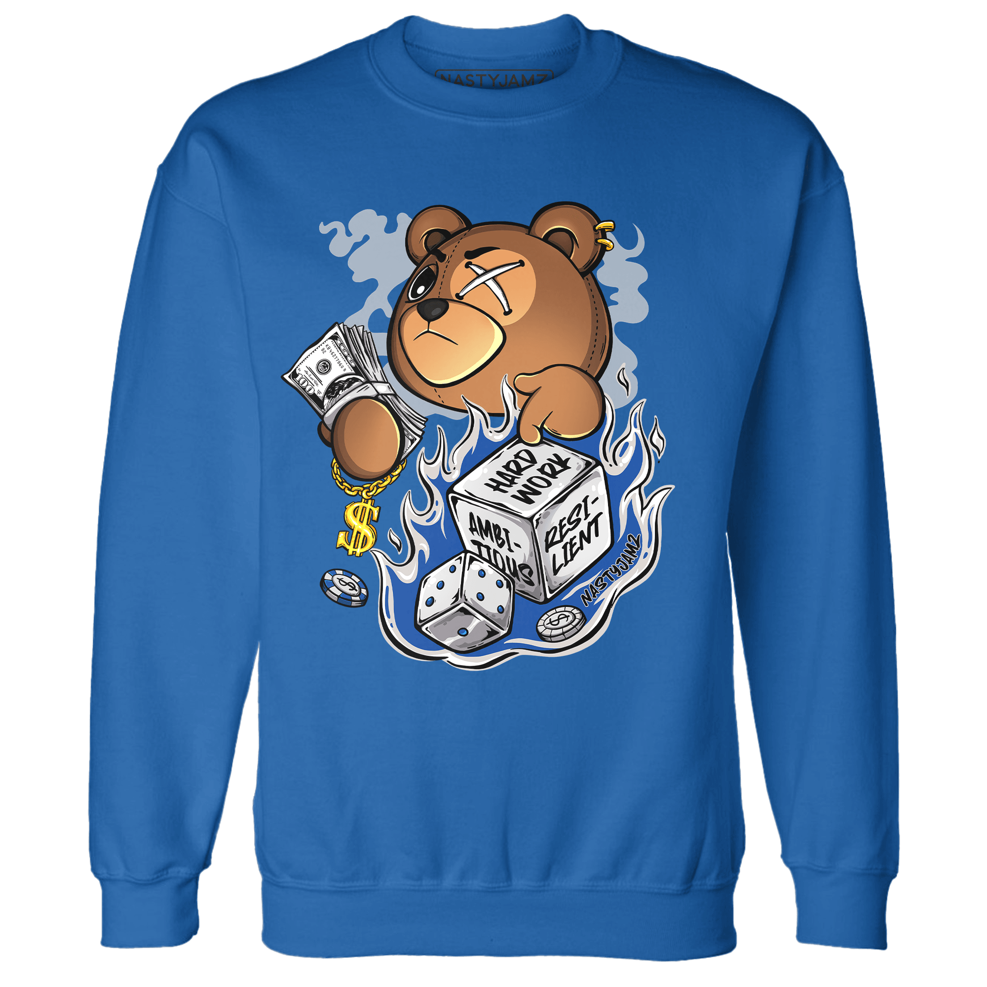 Air Max 1 86 Royal Sweatshirt Match Hustle Casino BER - NastyJamz