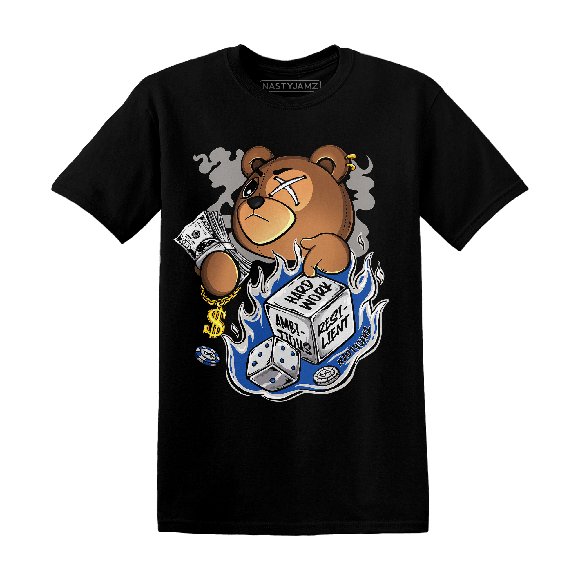 Air Max 1 86 Royal T Shirt Match Hustle Casino BER - NastyJamz