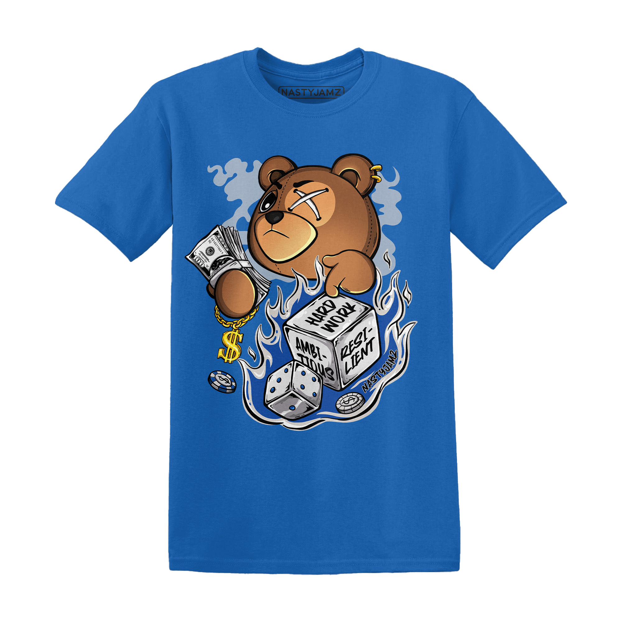 Air Max 1 86 Royal T Shirt Match Hustle Casino BER - NastyJamz