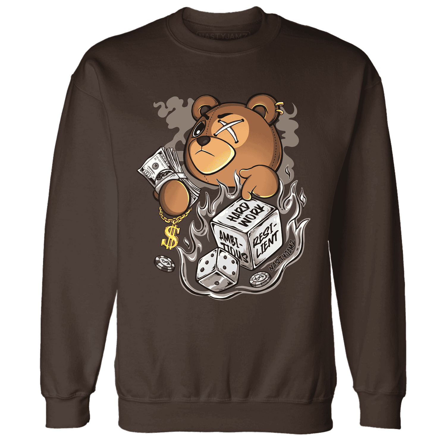 Dunk Low Baroque Brown Sweatshirt Match Hustle Casino BER - NastyJamz