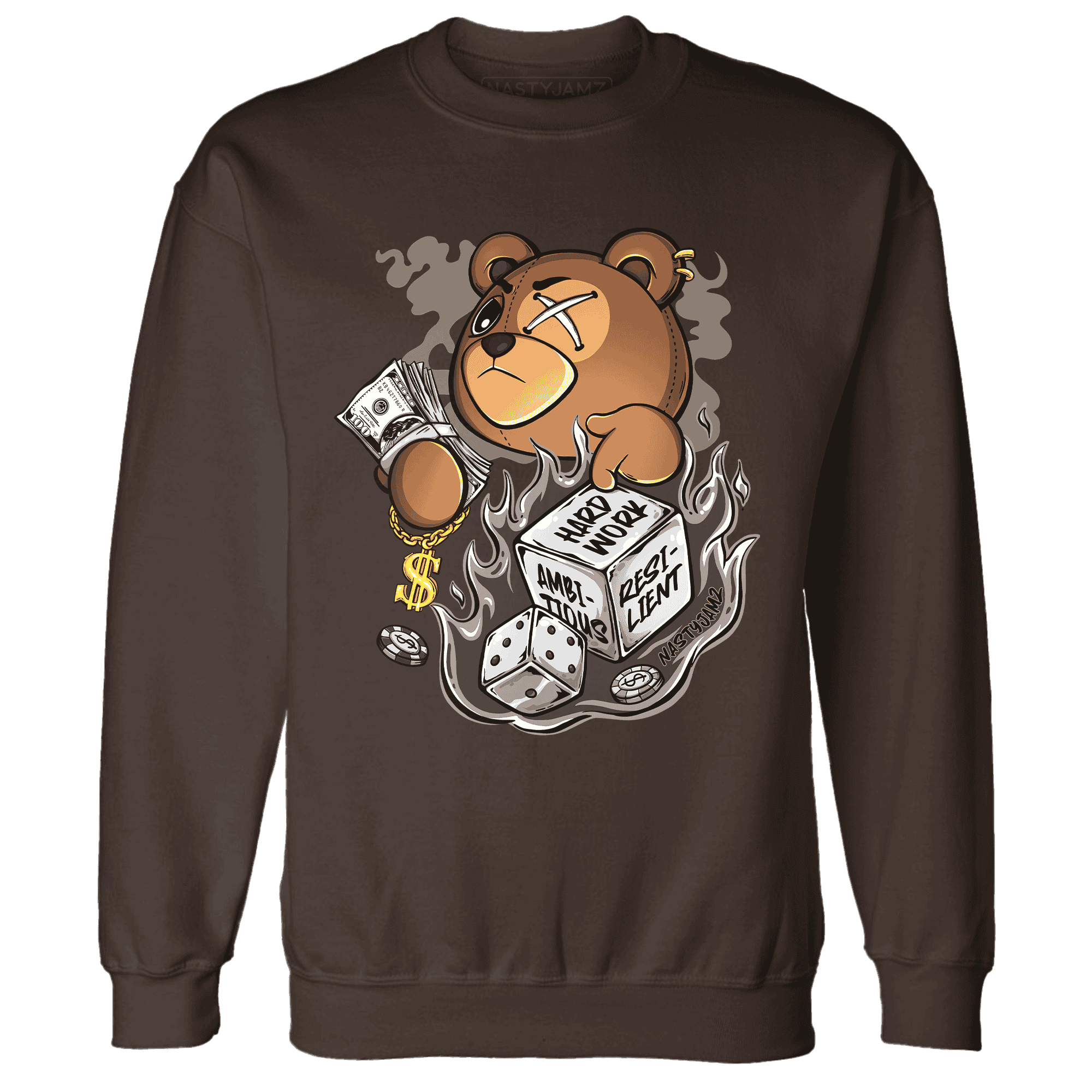 Dunk Low Baroque Brown Sweatshirt Match Hustle Casino BER - NastyJamz